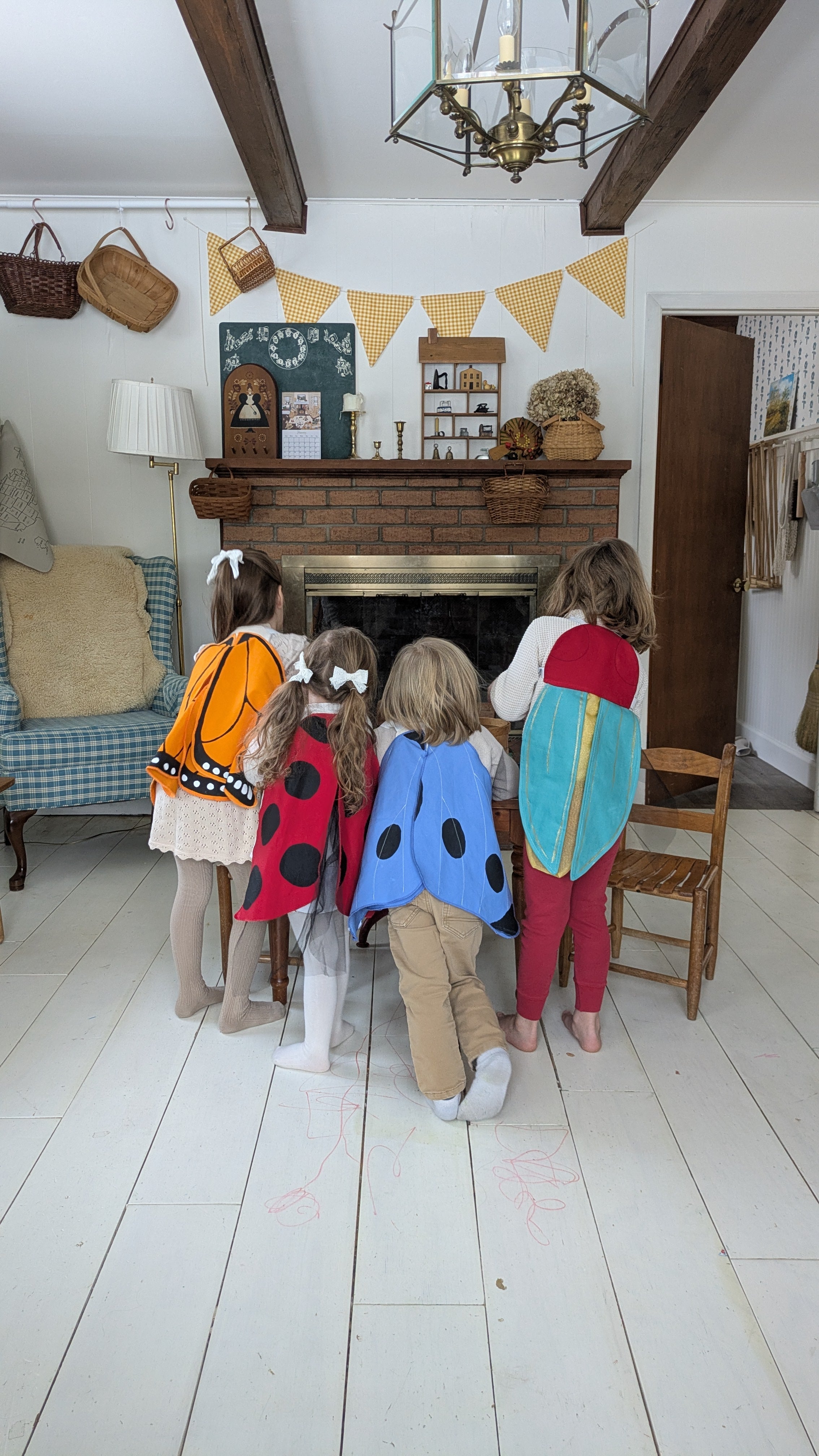 Jack Be Nimble Spotted Blue Butterfly Wings Costume - Playroom Avenue