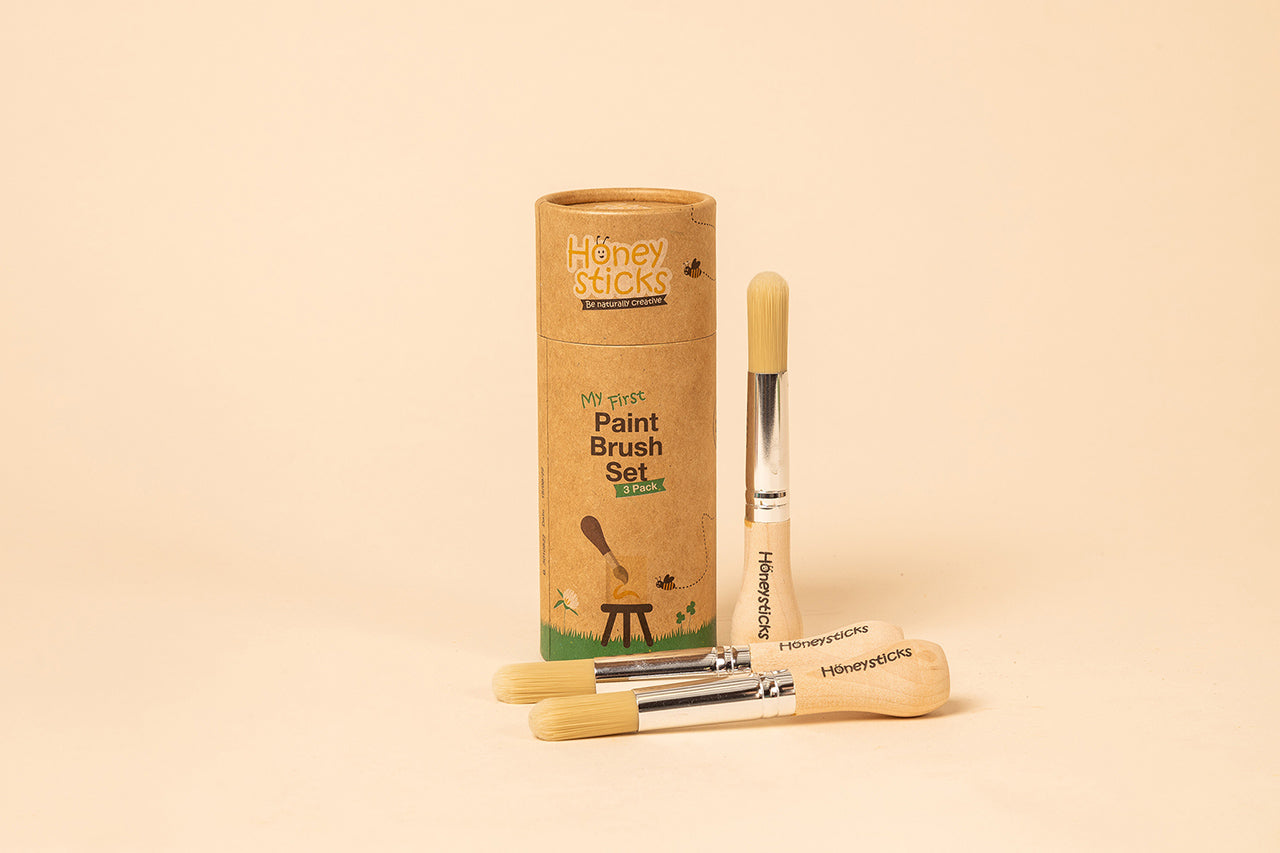 Honeysticks My First Paint Brush Set - 3 Pack | Playroom Avenue