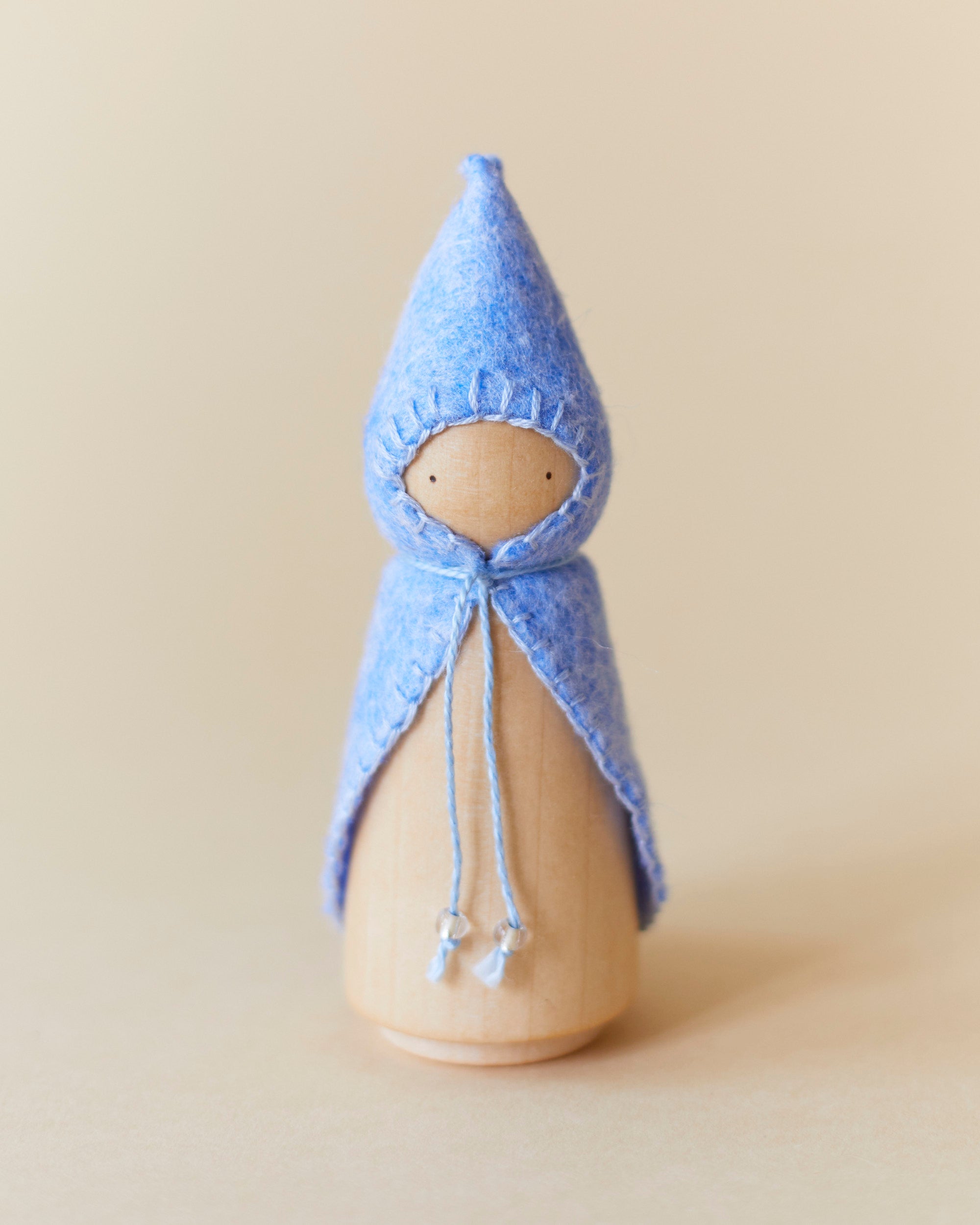 Wonderheart Pastel Blue Wooden Gnome | Playroom Avenue