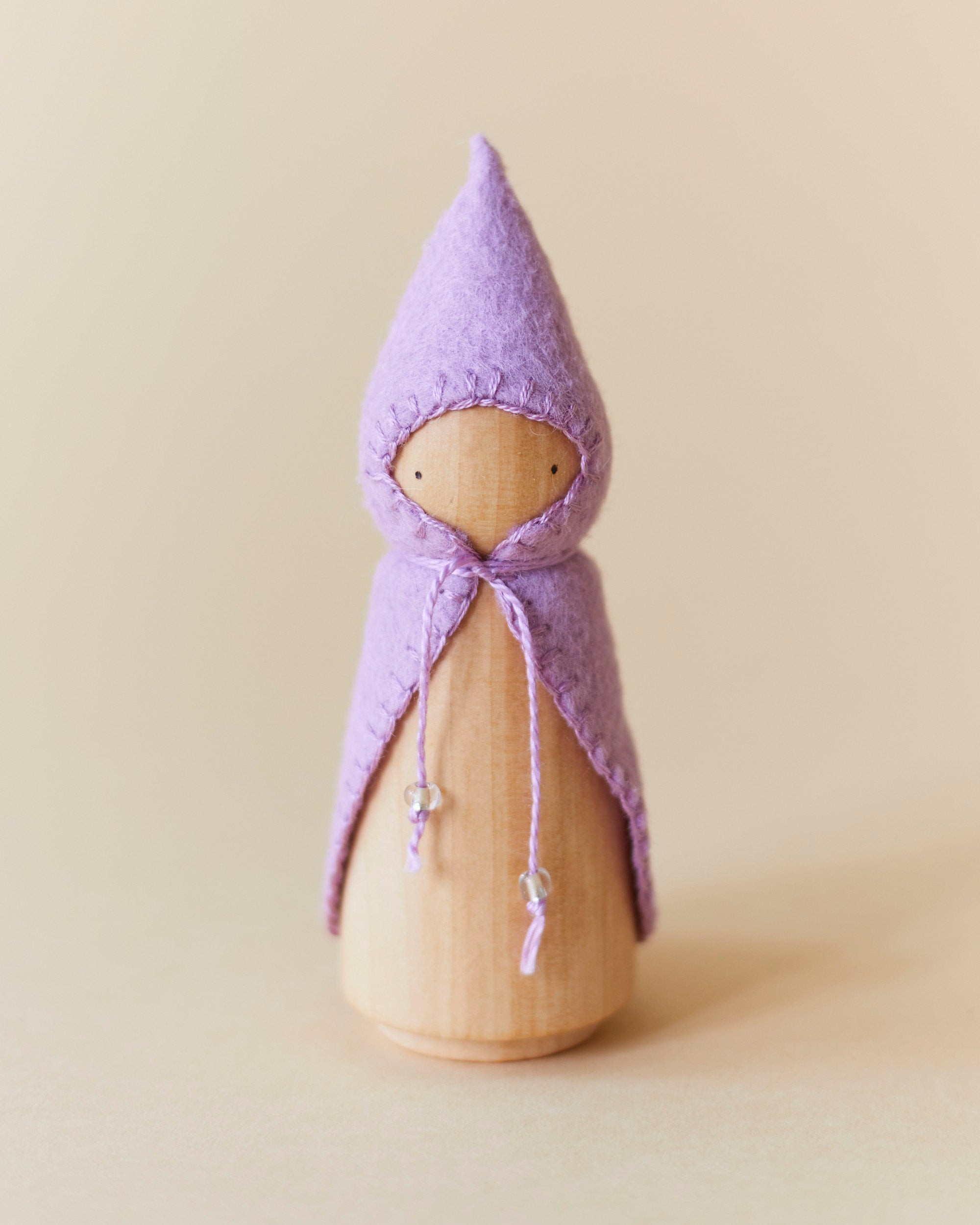 Wonderheart Pastel Purple Wooden Gnome | Playroom Avenue
