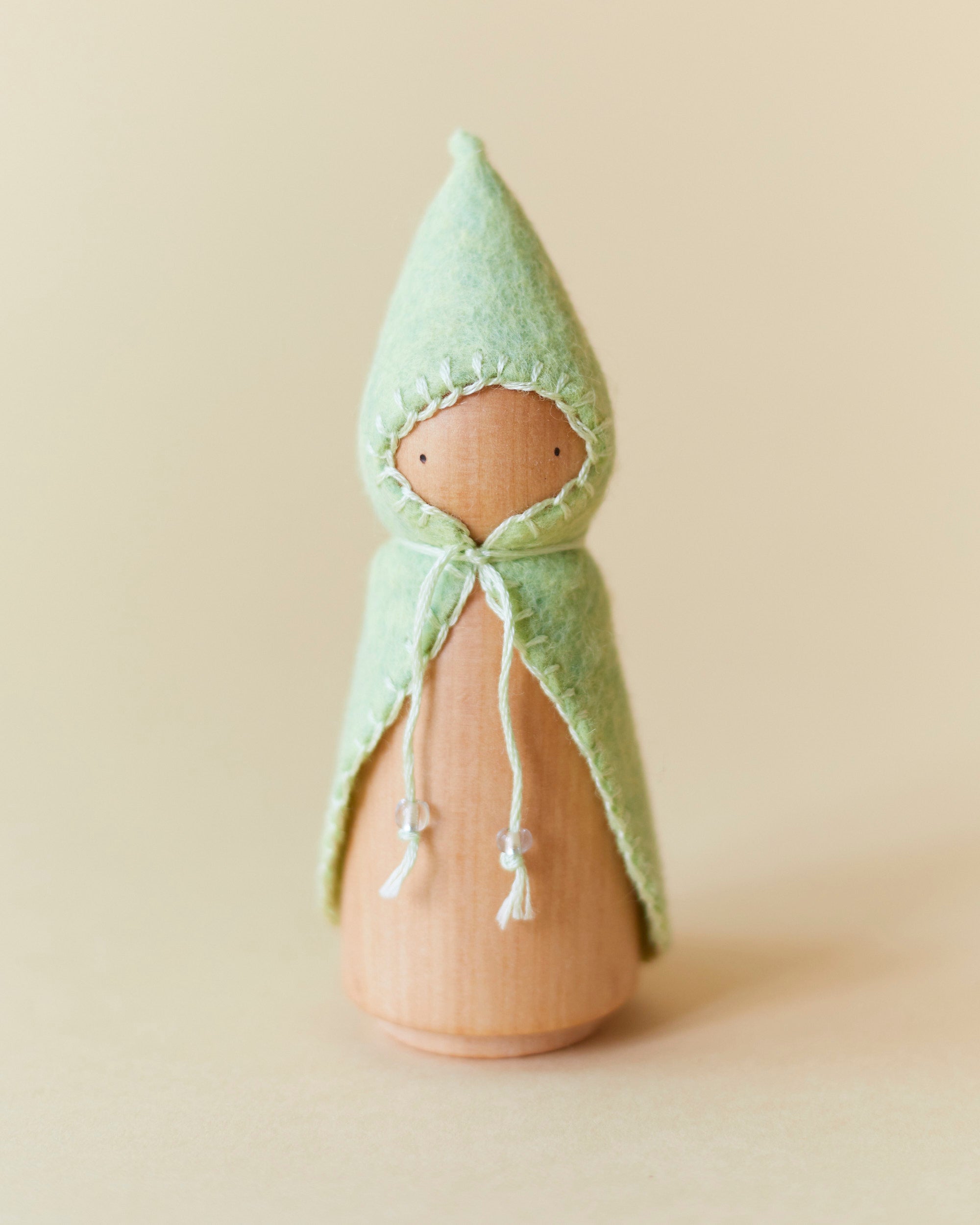 Wonderheart Pastel Green Wooden Gnome | Playroom Avenue