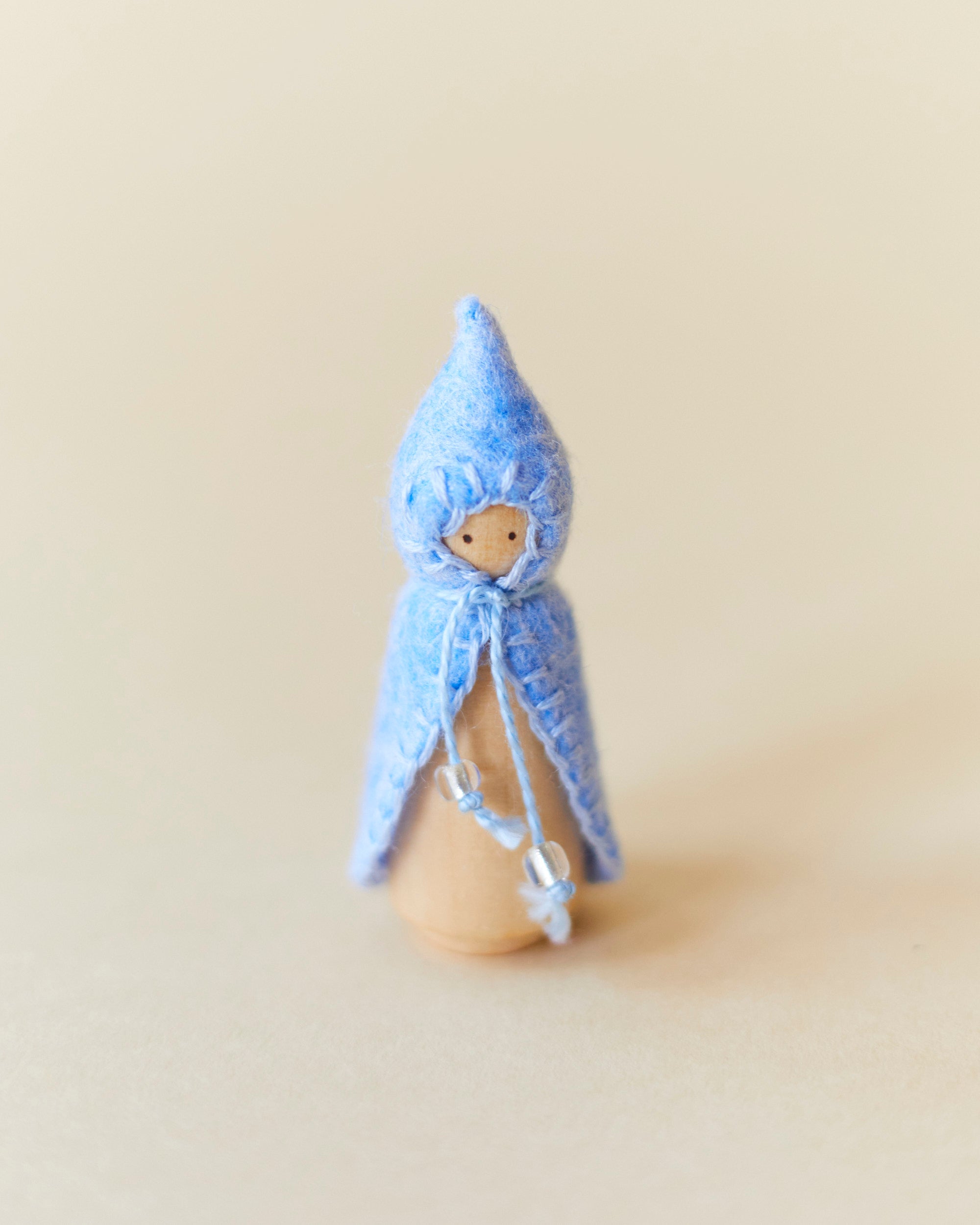 Wonderheart Mini Pastel Blue Wooden Gnome | Playroom Avenue