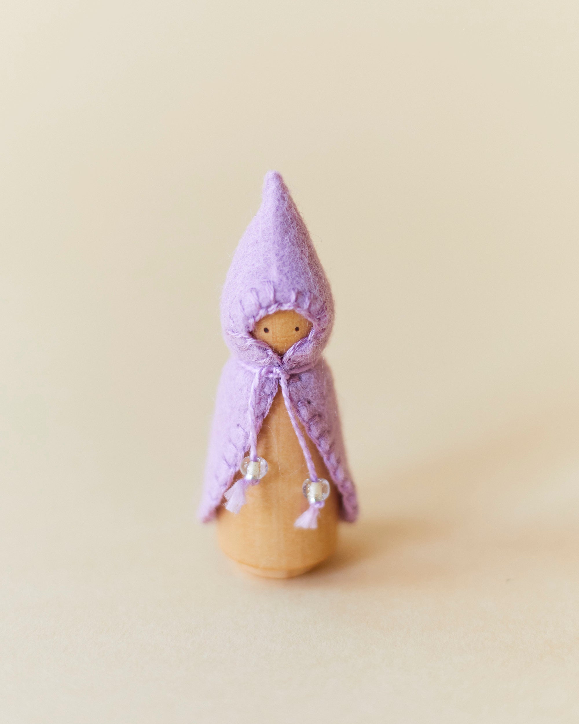 Wonderheart Mini Pastel Purple Wooden Gnome | Playroom Avenue