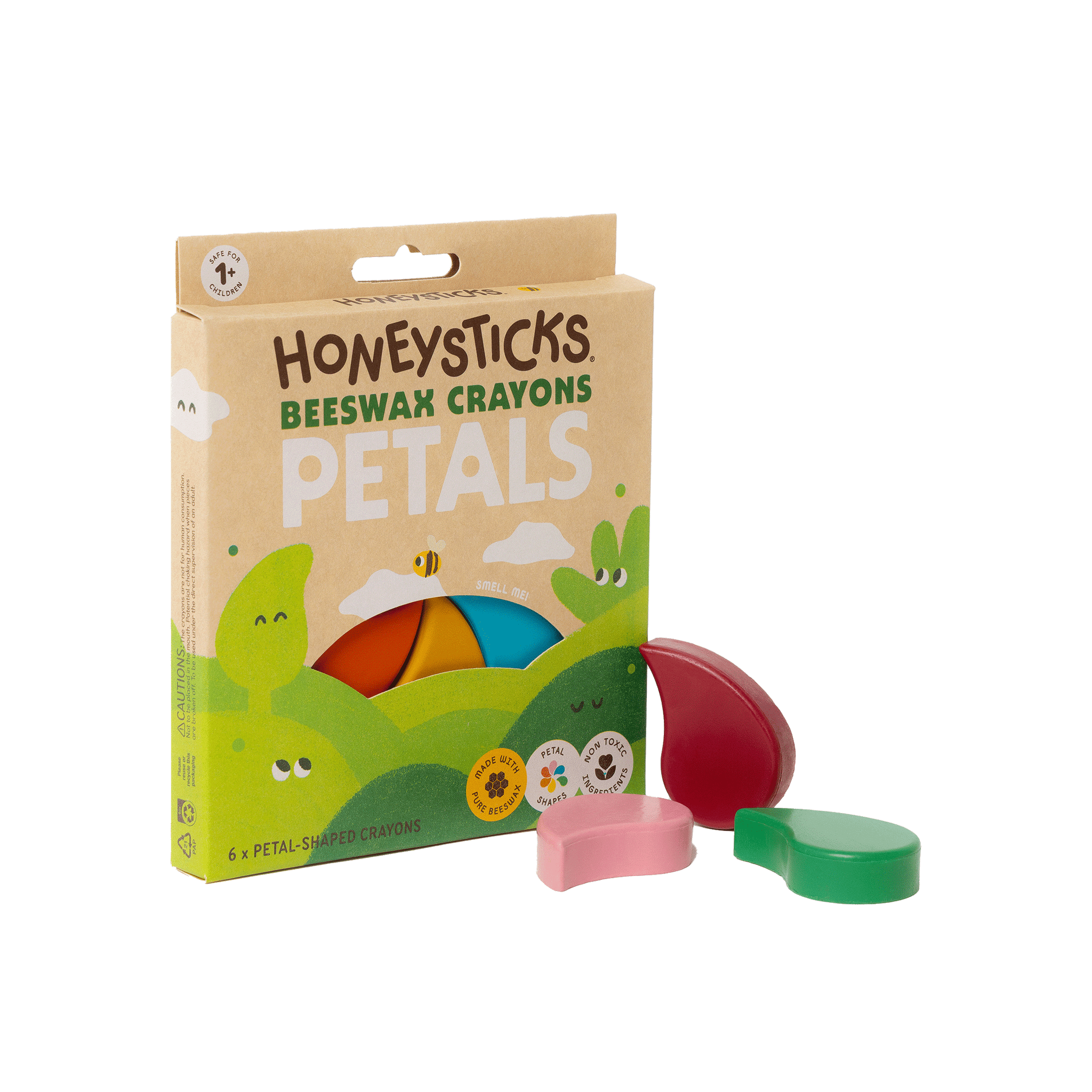 Honeysticks Beeswax Crayons Petals 6pk | Playroom Avenue