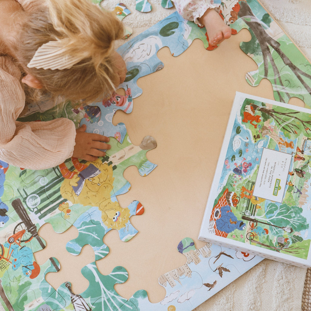 Mindful And Co Mindful Moments with Sesame Street Floor Puzzle | Playroom Avenue