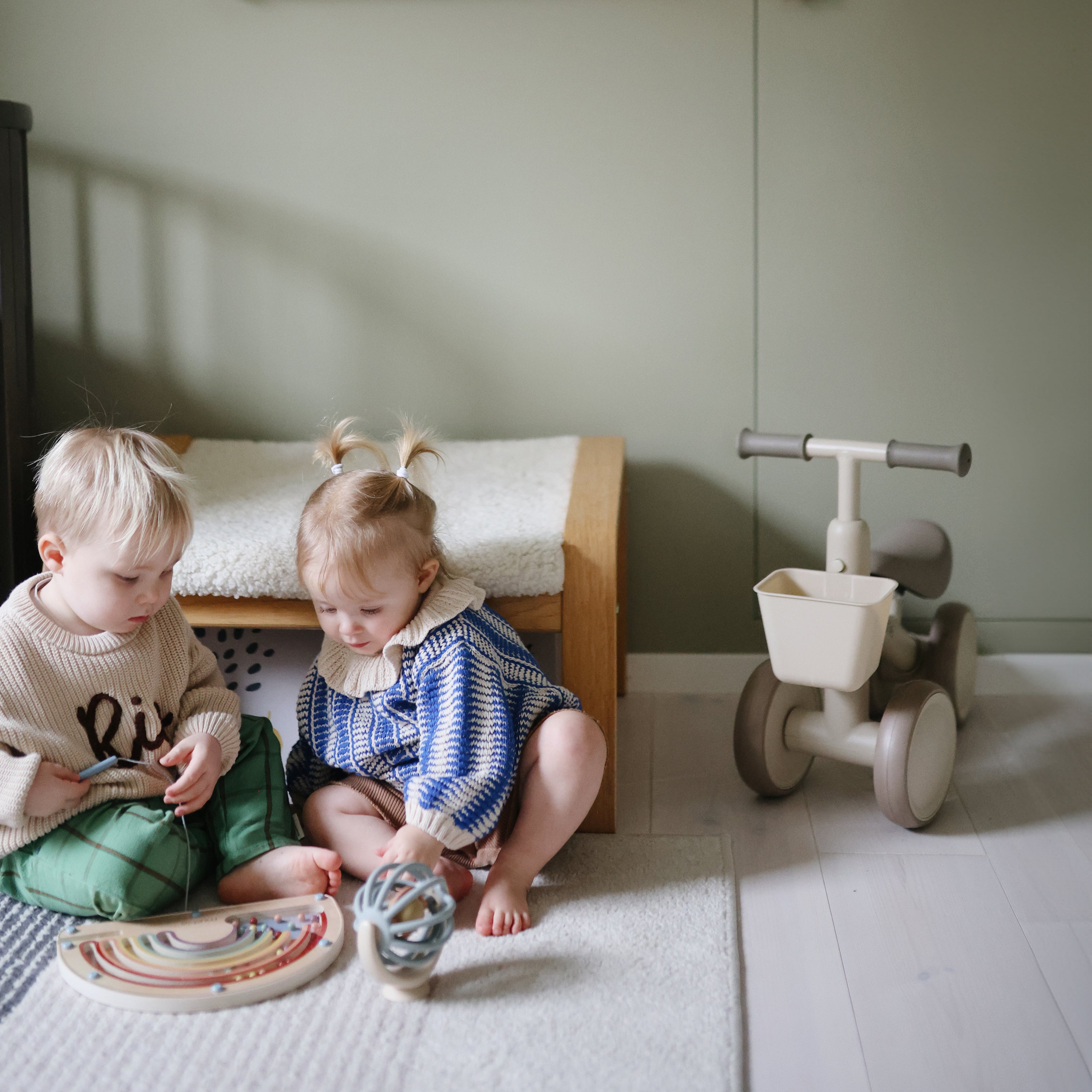 Mushie Wooden Magnetic Rainbow Maze | Playroom Avenue