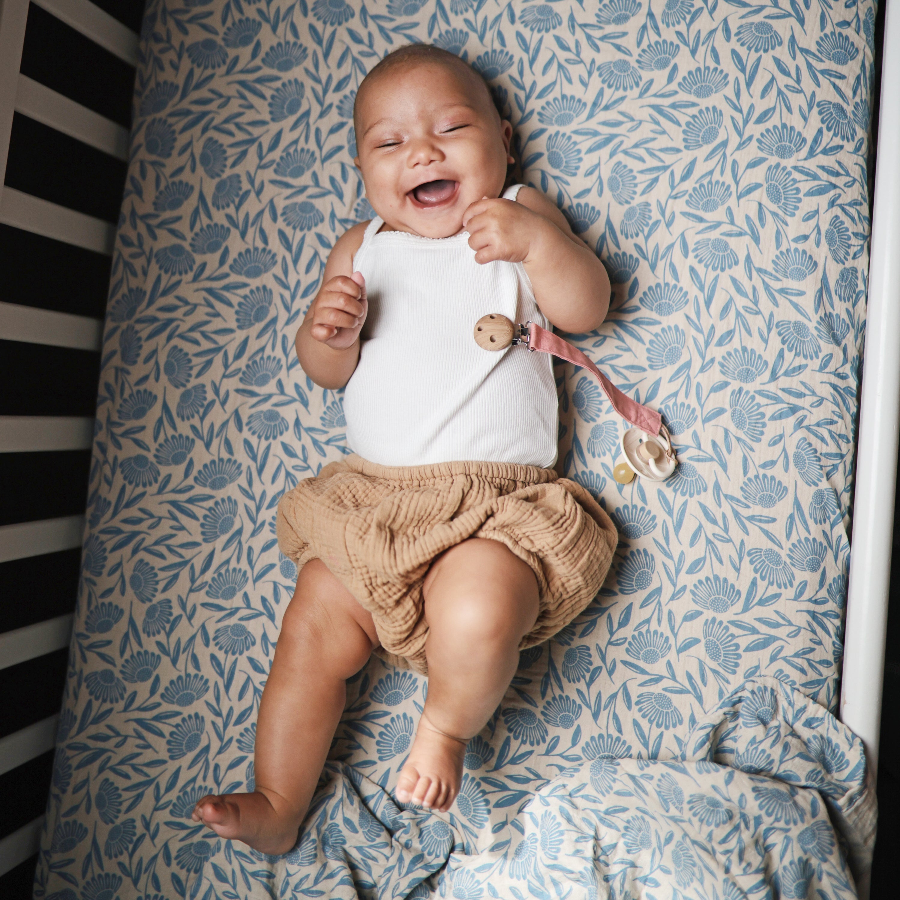 Mushie Organic Cotton Muslin Swaddle Blanket | Playroom Avenue