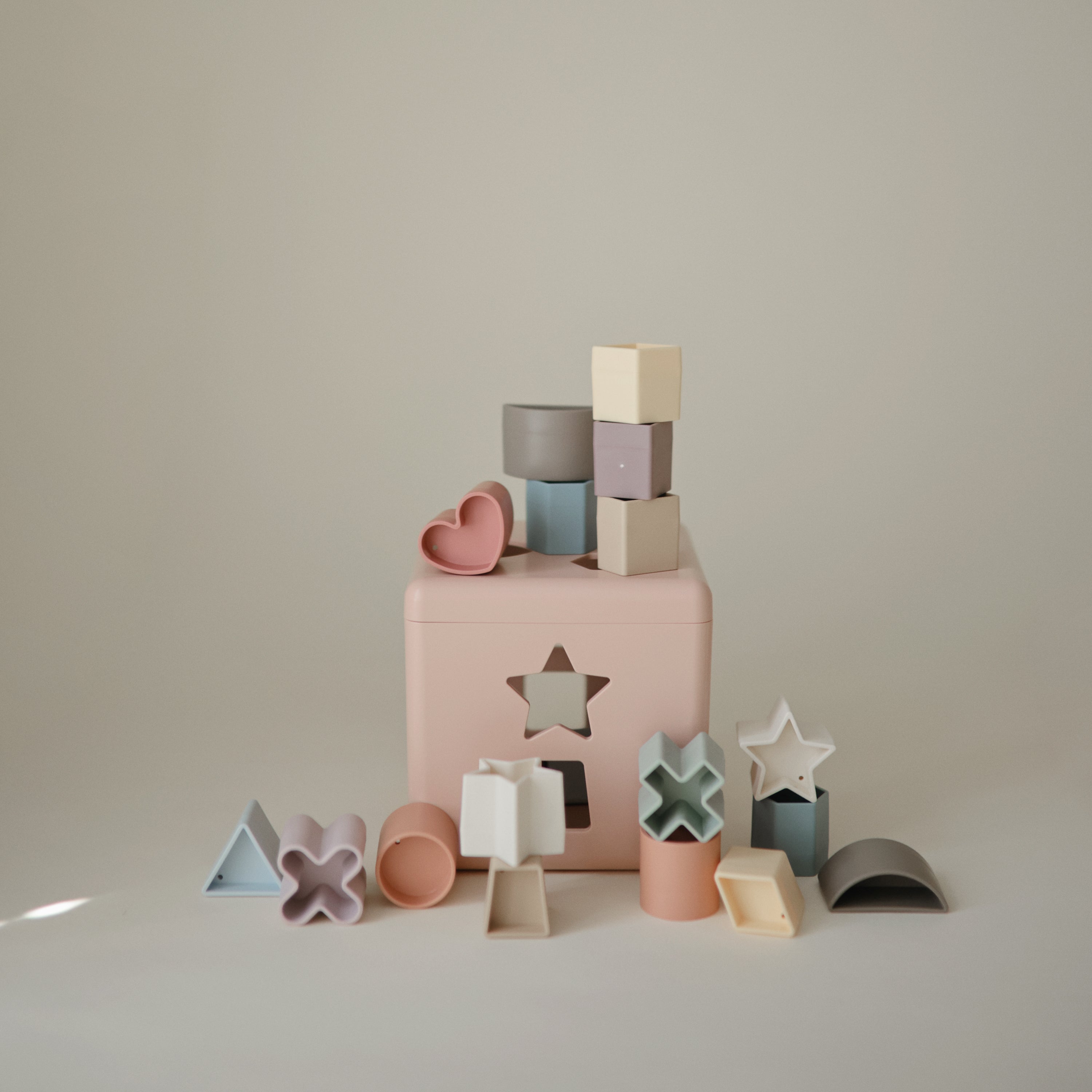 Mushie Shape Sorting Box | Playroom Avenue