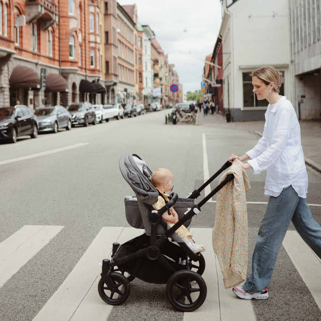 Mushie Organic Cotton Muslin Swaddle Blanket | Playroom Avenue