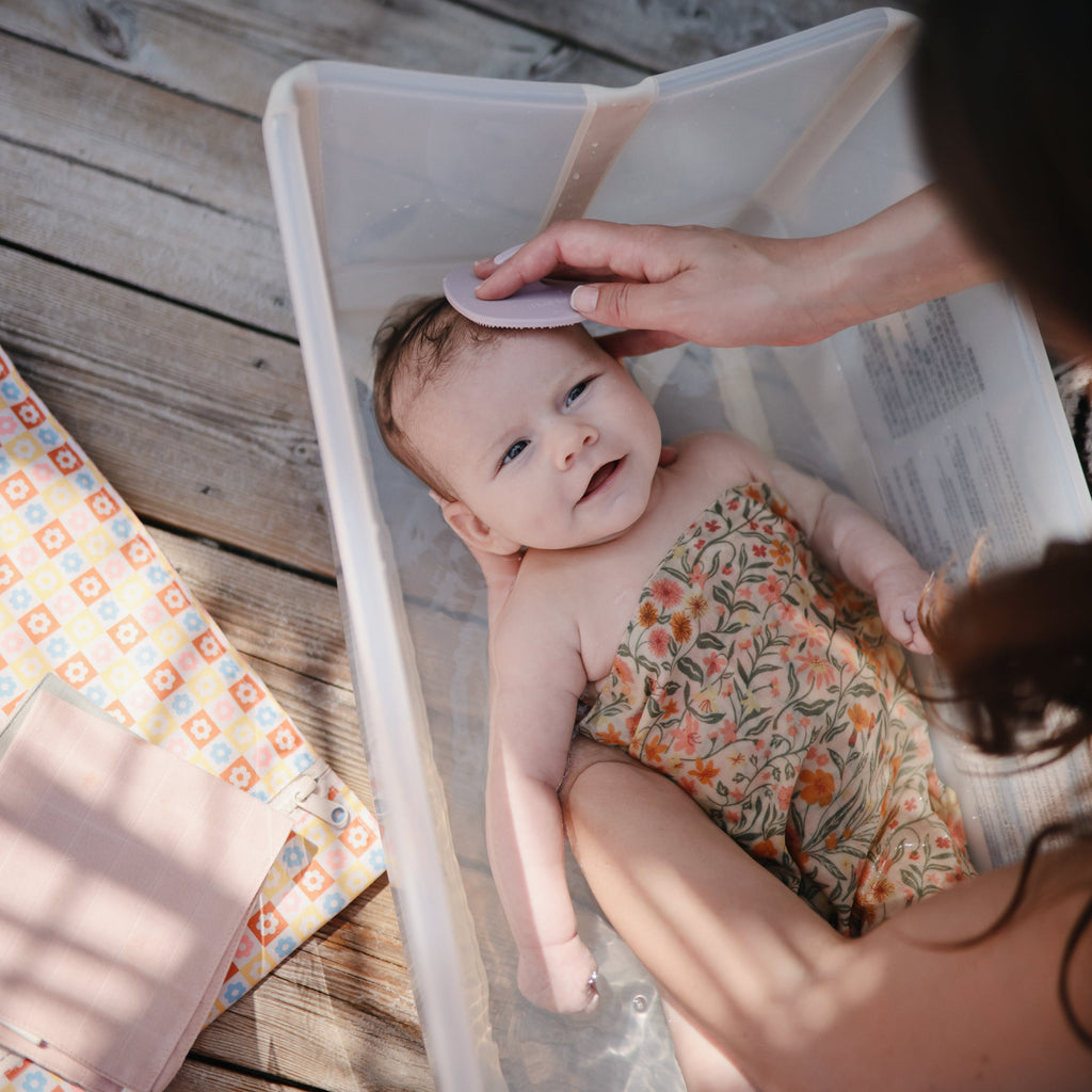 Mushie Cradle Cap Brushes | Playroom Avenue