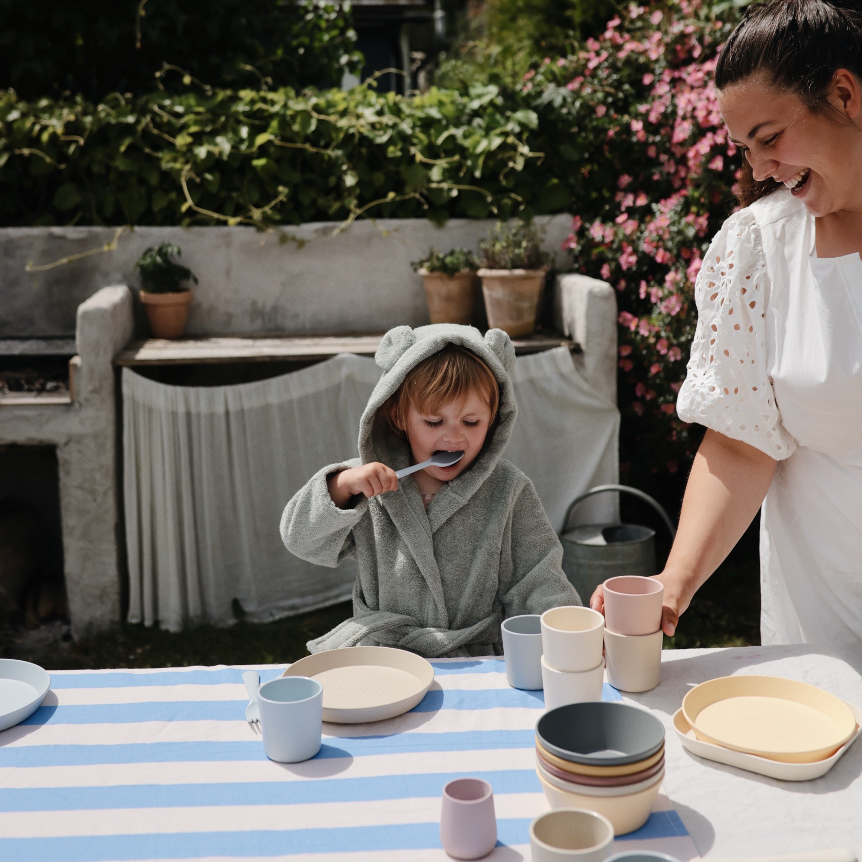 Mushie Bear Robe | Playroom Avenue