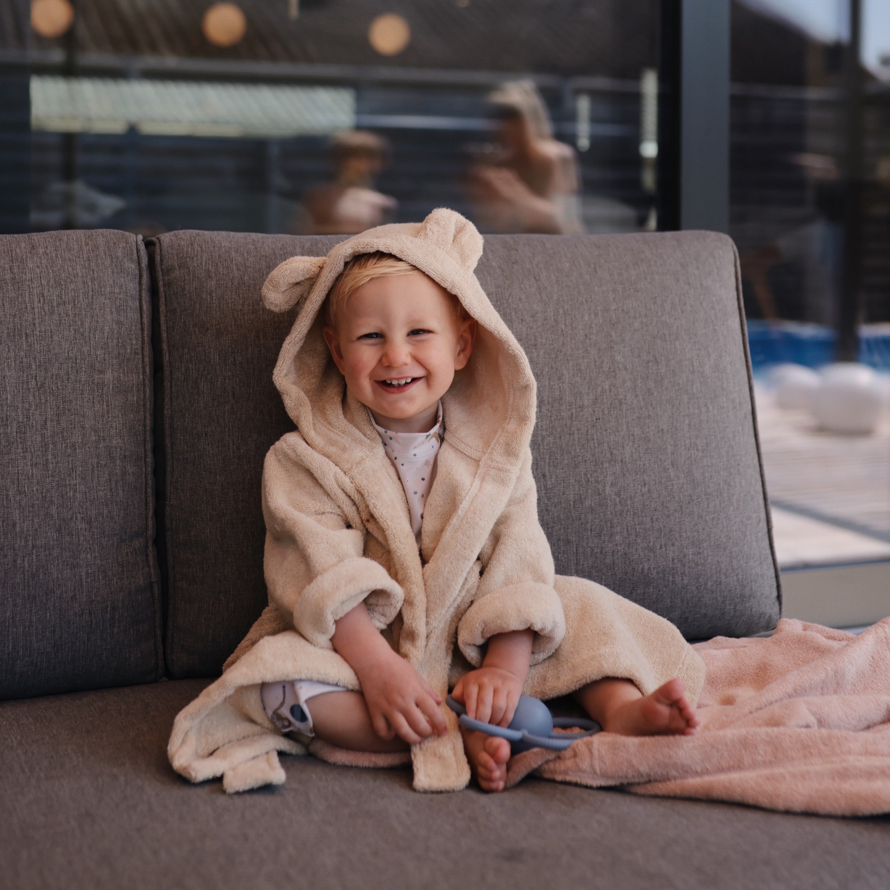 Mushie Bear Robe | Playroom Avenue