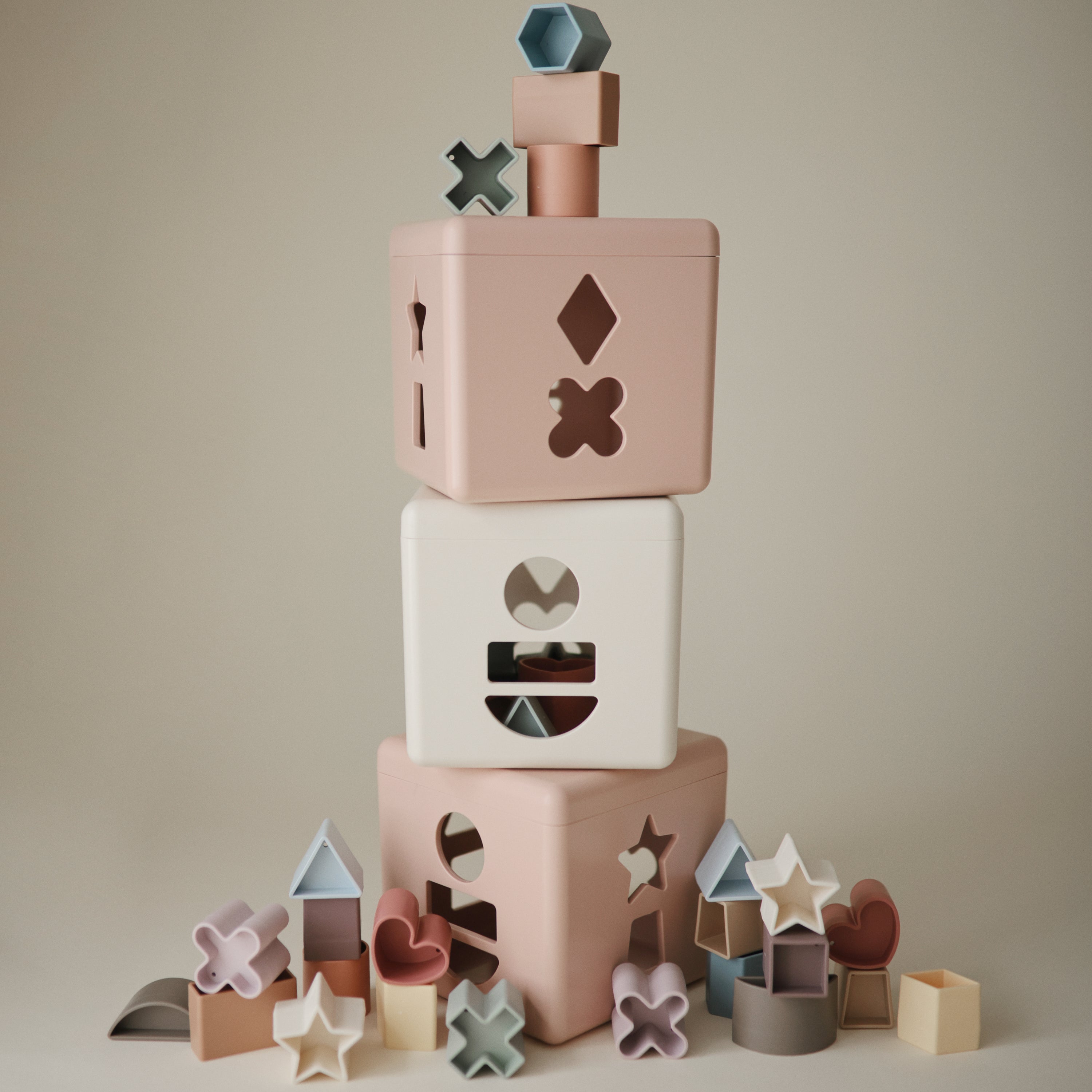 Mushie Shape Sorting Box | Playroom Avenue