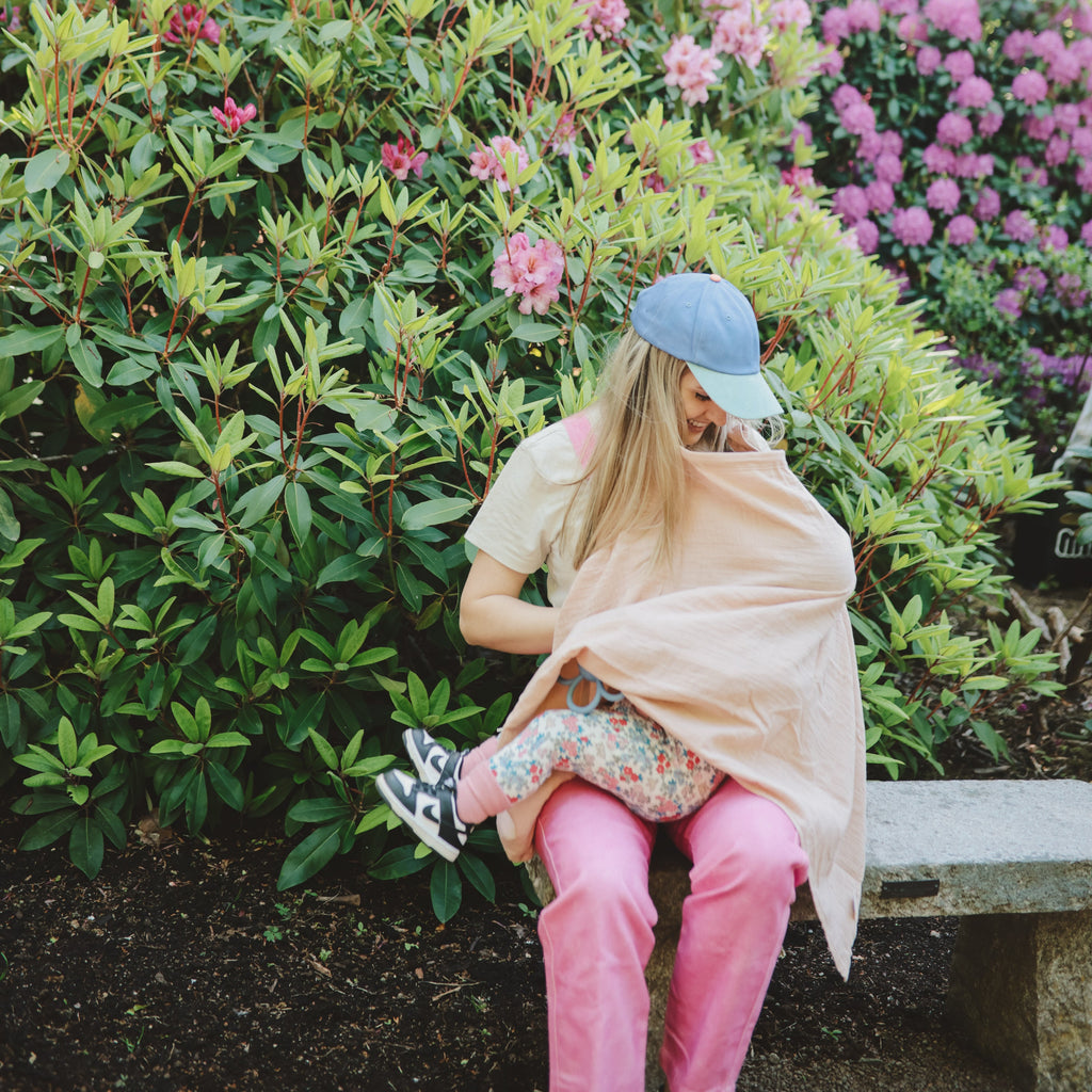 Mushie Muslin Nursing Cover | Playroom Avenue
