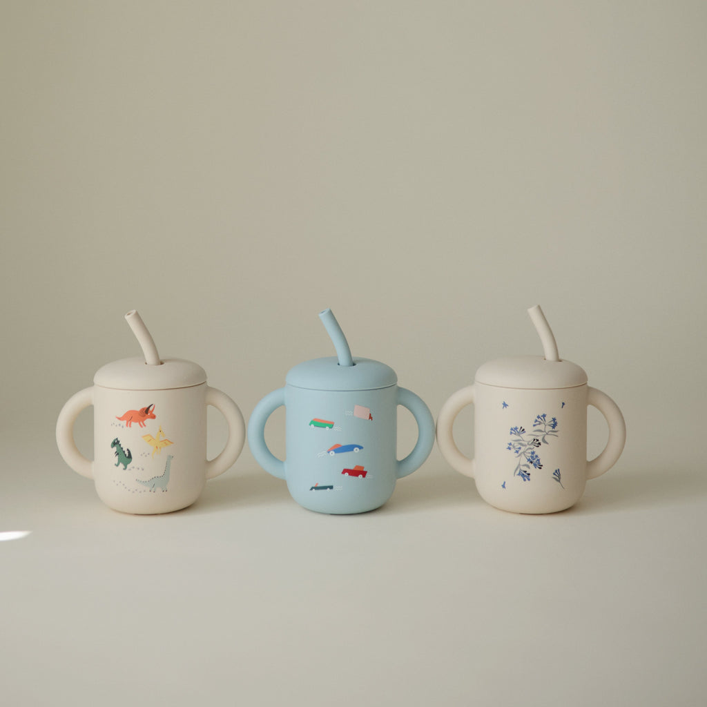 Mushie Silicone Training Cup + Straw | Playroom Avenue