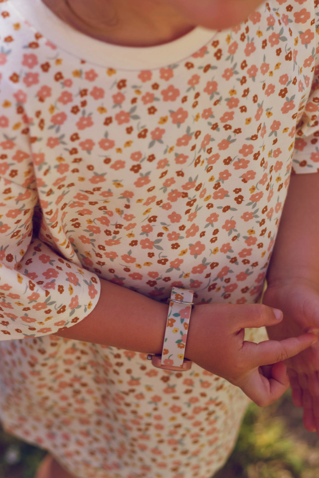 GRECH & CO. Classic Watches | Silicone + Stainless Steel | Sunset Meadow | Playroom Avenue
