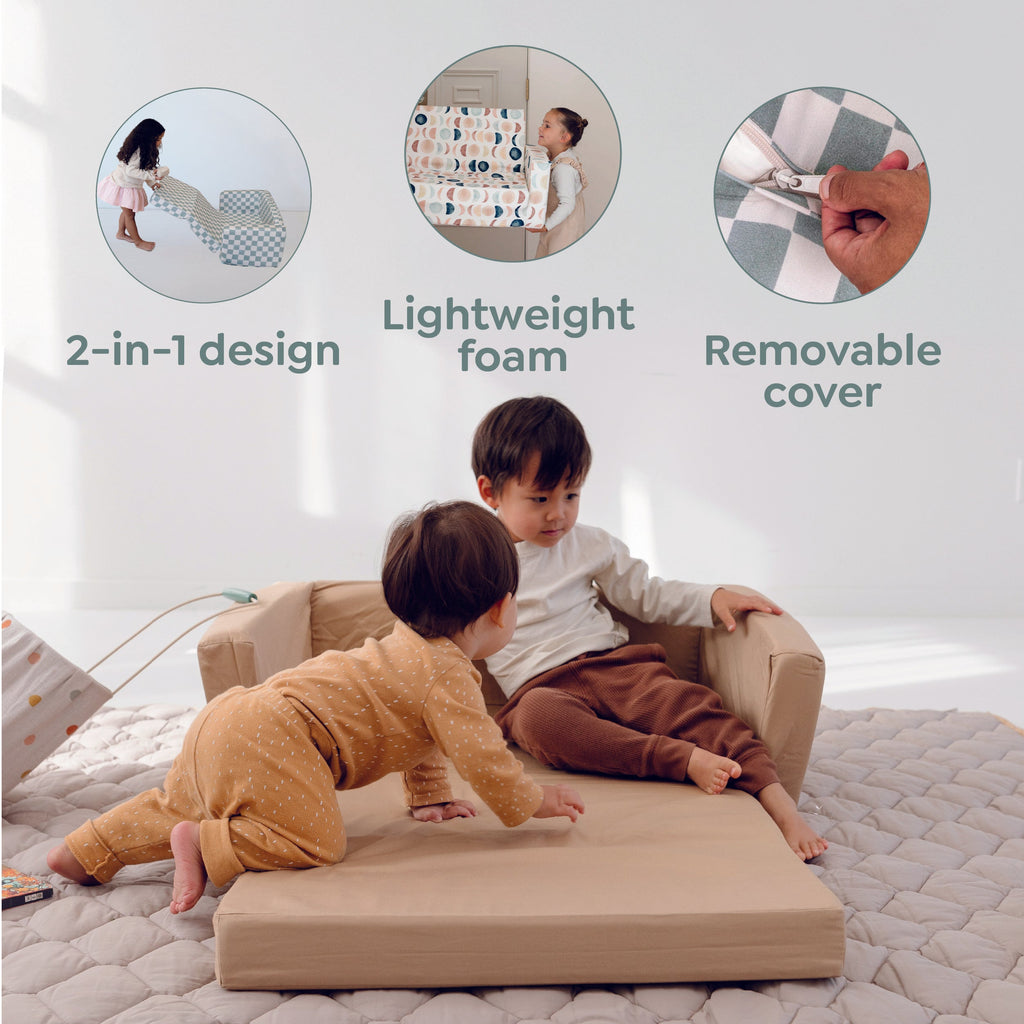 Toki Kids Sage Play Couch | Playroom Avenue