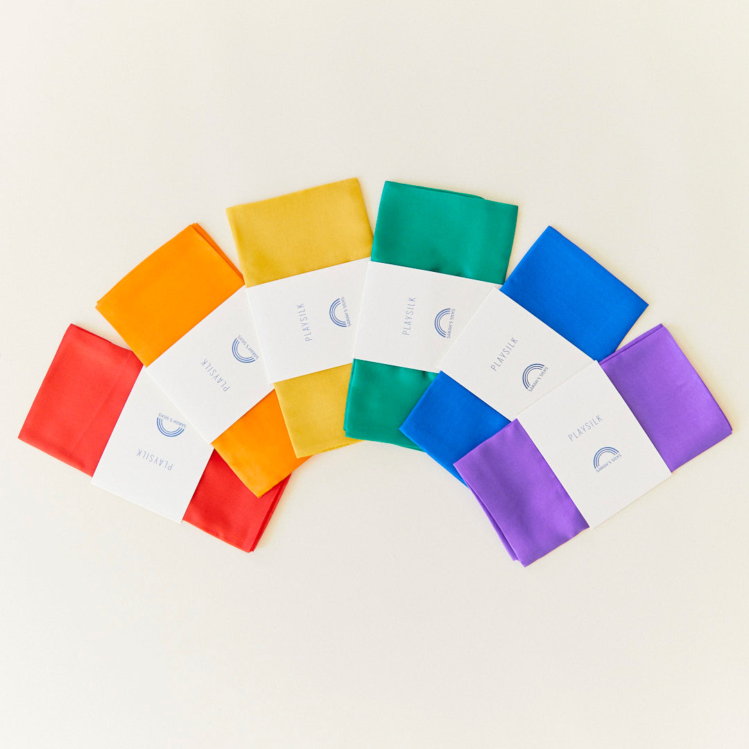 Sarah's Silks Primary Playsilk Set | Playroom Avenue