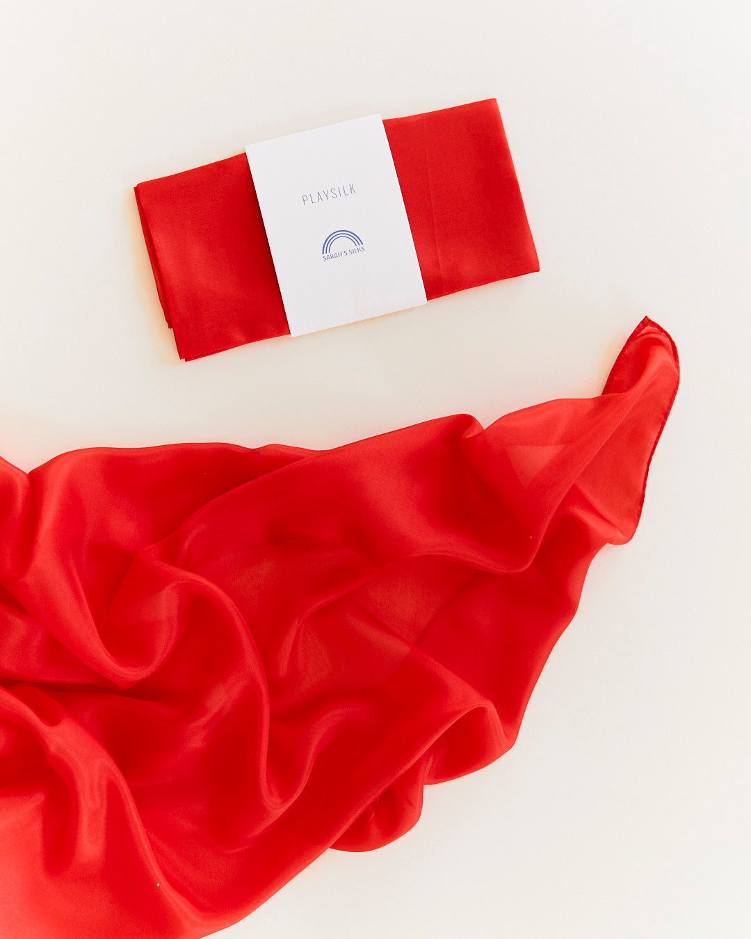 Sarah's Silks Red Playsilk | Playroom Avenue