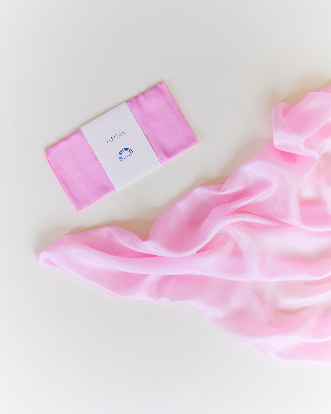 Sarah's Silks Pink Playsilk | Playroom Avenue