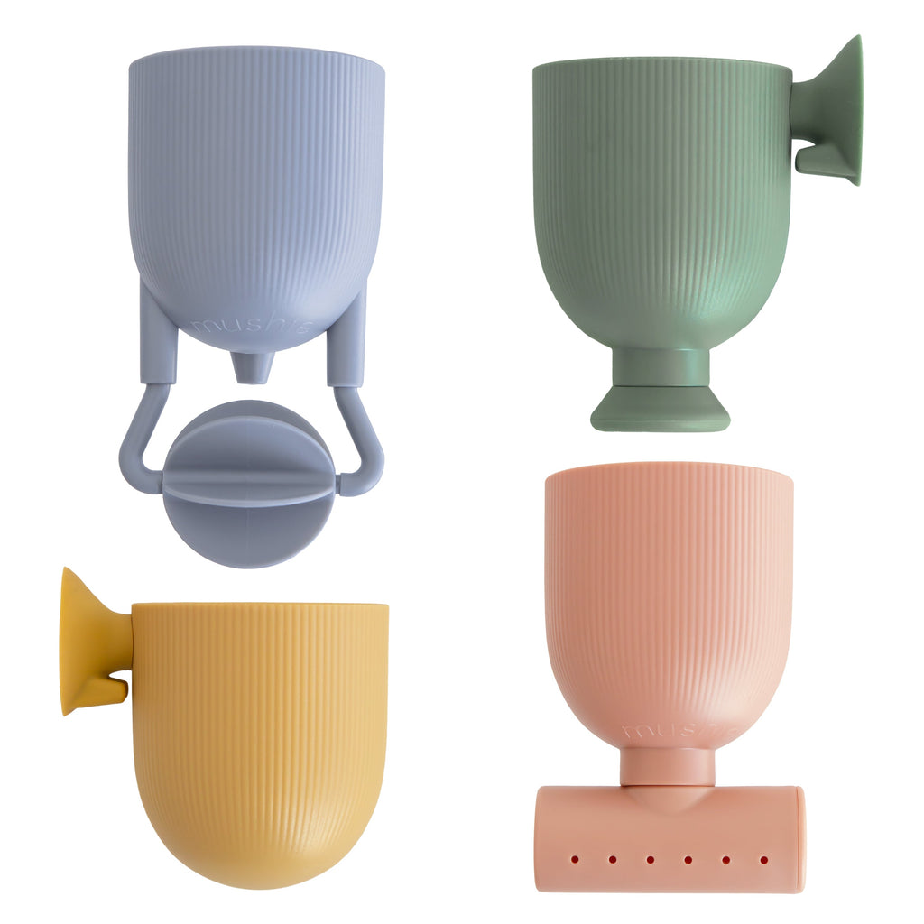 Mushie Pour and Play Bath Set Sol | Playroom Avenue