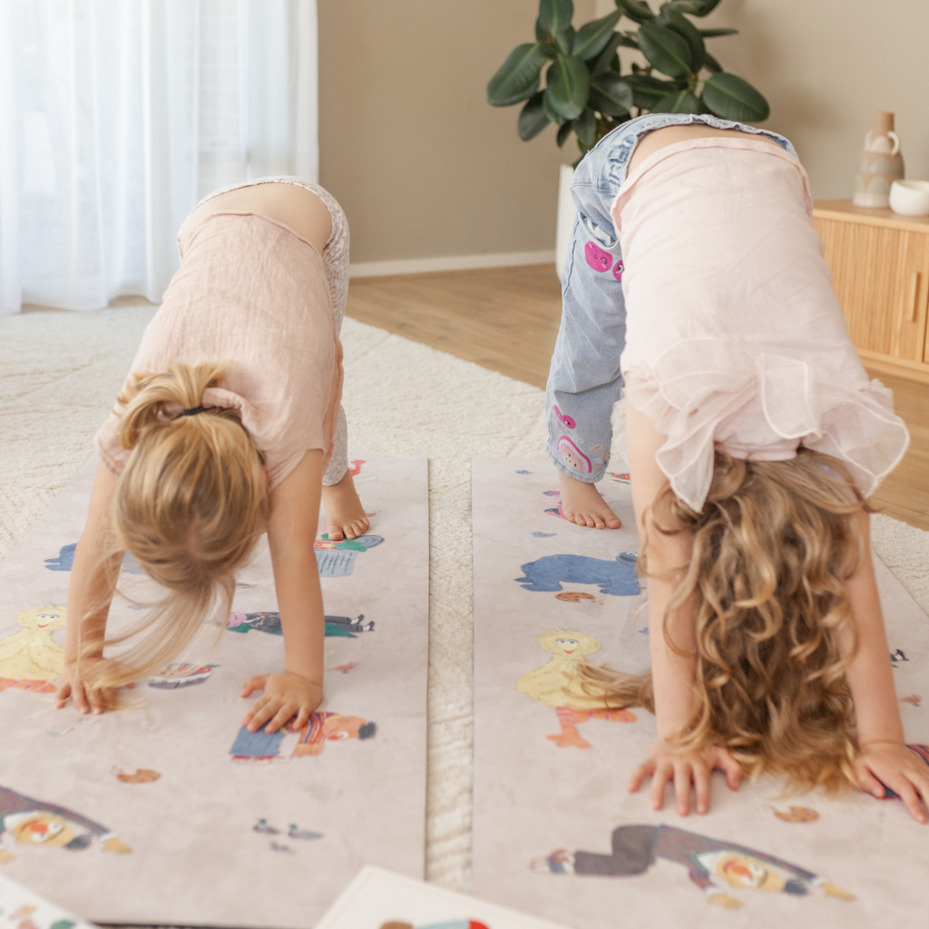 Mindful And Co Printed Kids Yoga Mats | Playroom Avenue