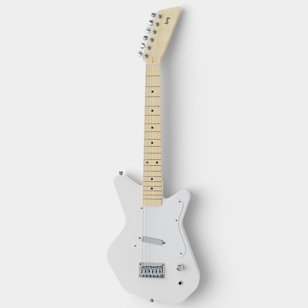 loog pro 6 electric White | Playroom Avenue