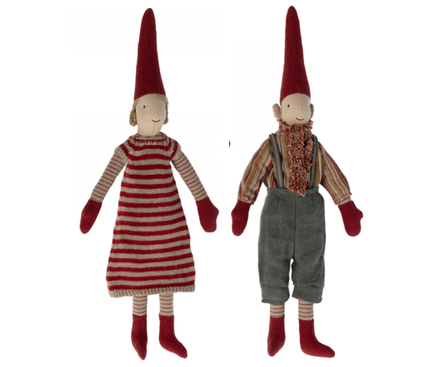 Maileg Pixy Size 2 - Overalls & Sweater Dress