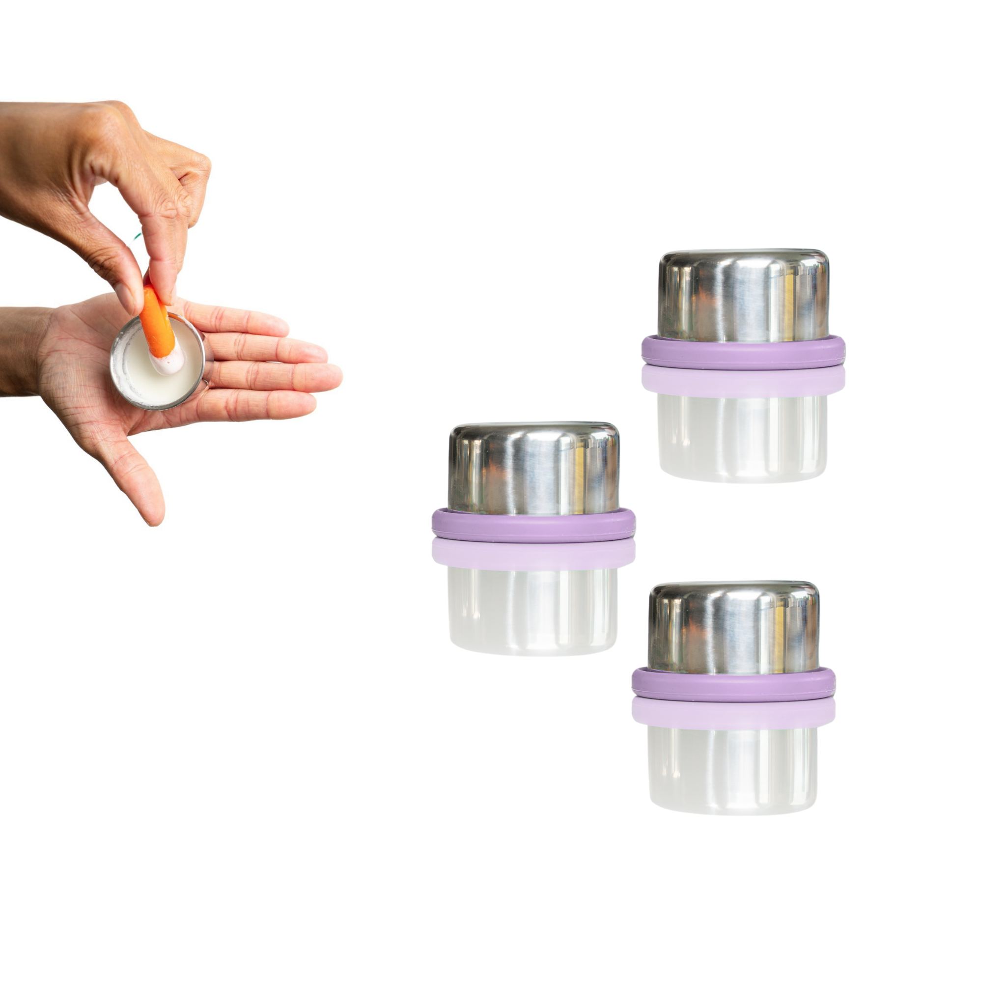 The Good Kiind Small Round Container (single) LAVENDER (PreOrder - ships mid May) | Playroom Avenue