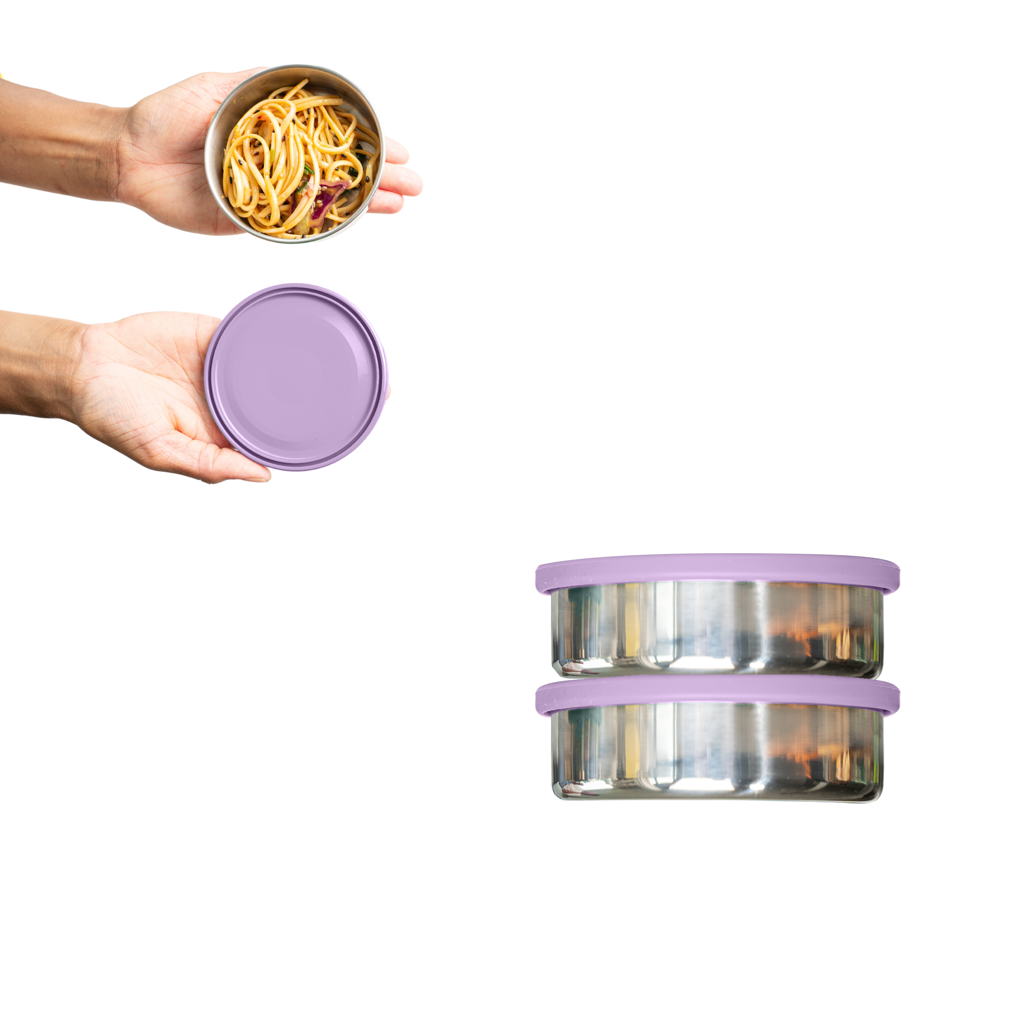 The Good Kiind Large Round Container (single) LAVENDER (PreOrder - ships mid May) | Playroom Avenue