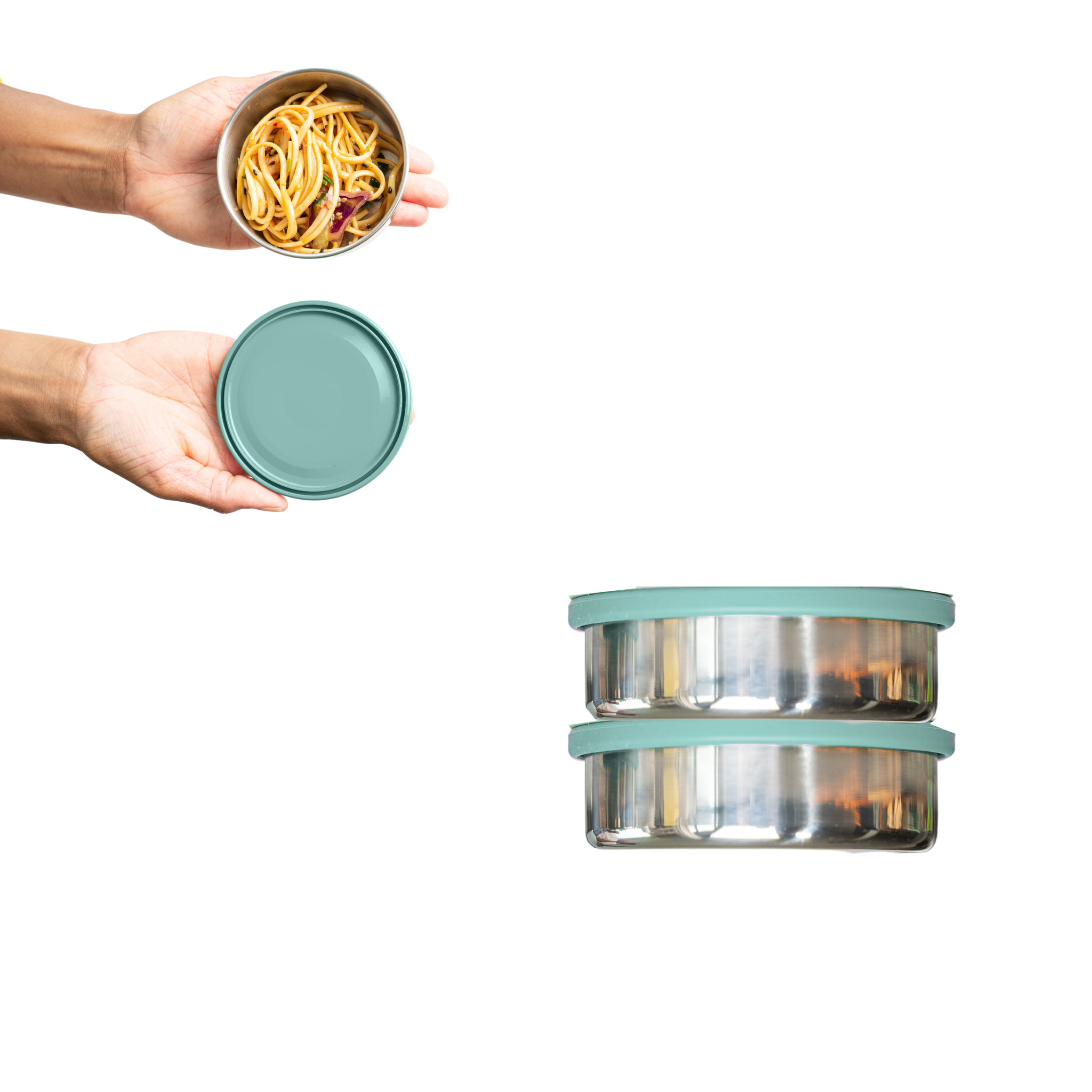 The Good Kiind Large Round Container (single) MINT | Playroom Avenue
