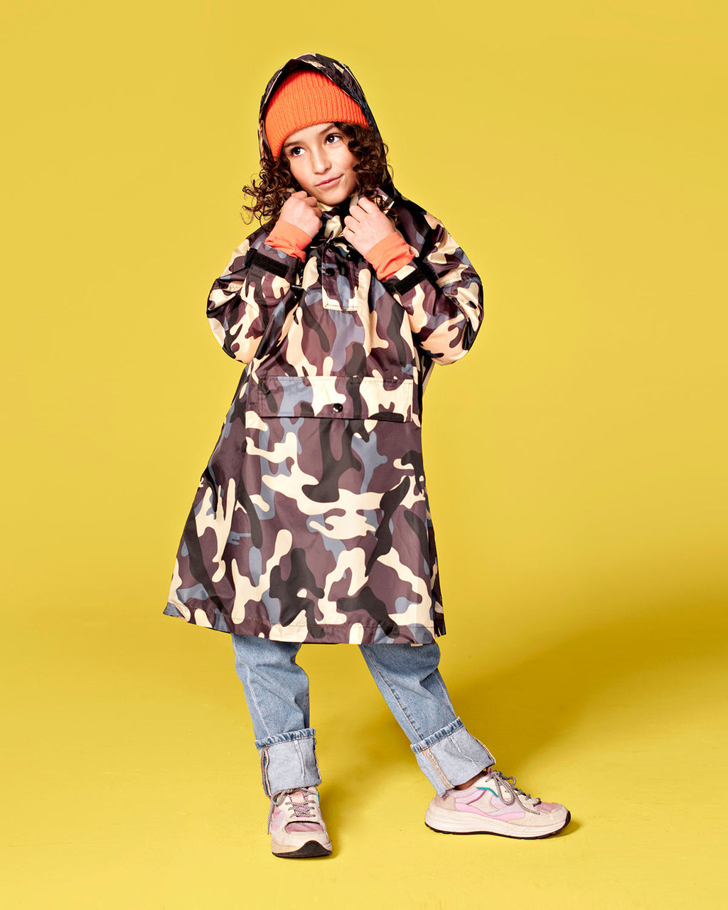 Rainkiss Kids Rain Poncho Jungle Camo | Playroom Avenue