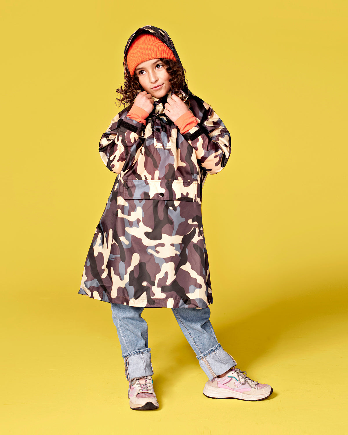 Rainkiss Kids Rain Poncho Jungle Camo | Playroom Avenue