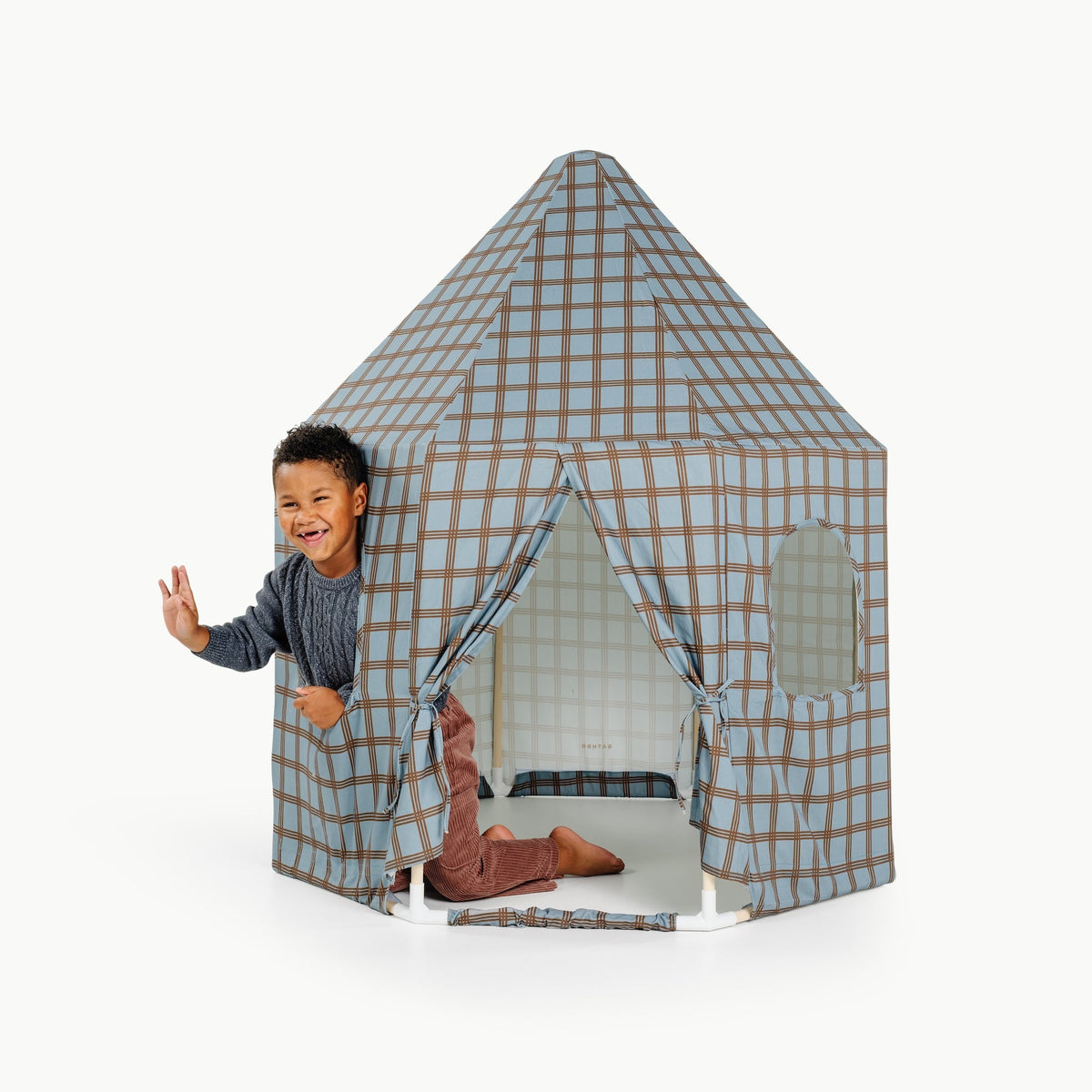 Gathre Play Tent Rustic Plaid | Playroom Avenue