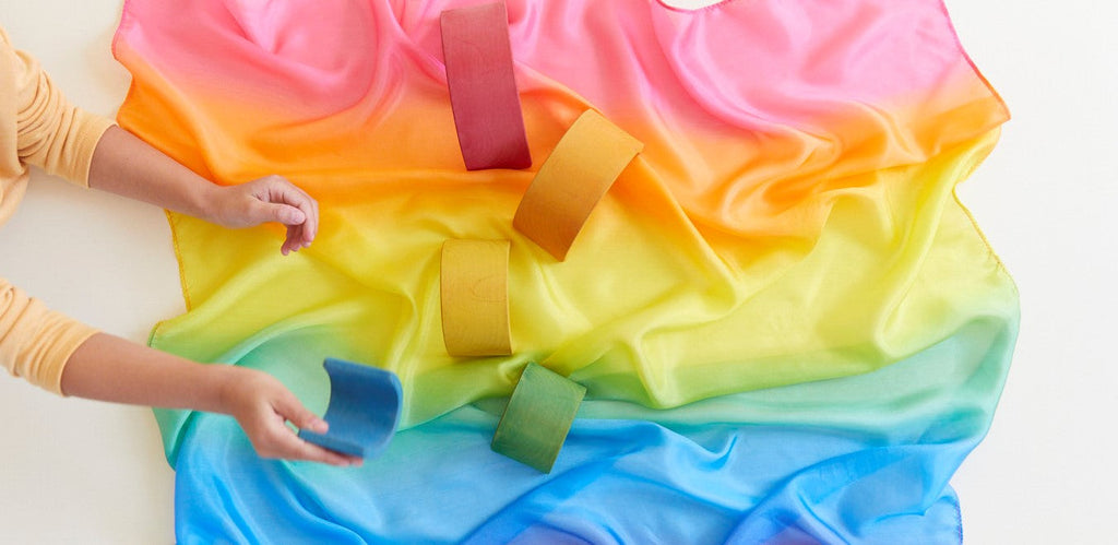 Sarah's Silks Rainbow Playsilk | Playroom Avenue
