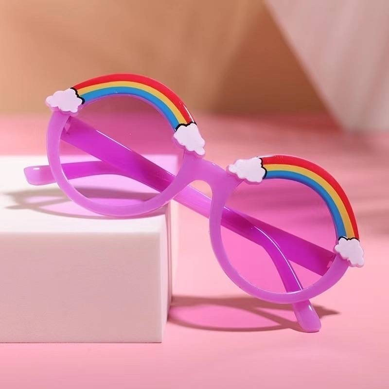 ozznekshoes Rainbow Kids Sunglasses | Toddler Sunglasses Purple | Playroom Avenue