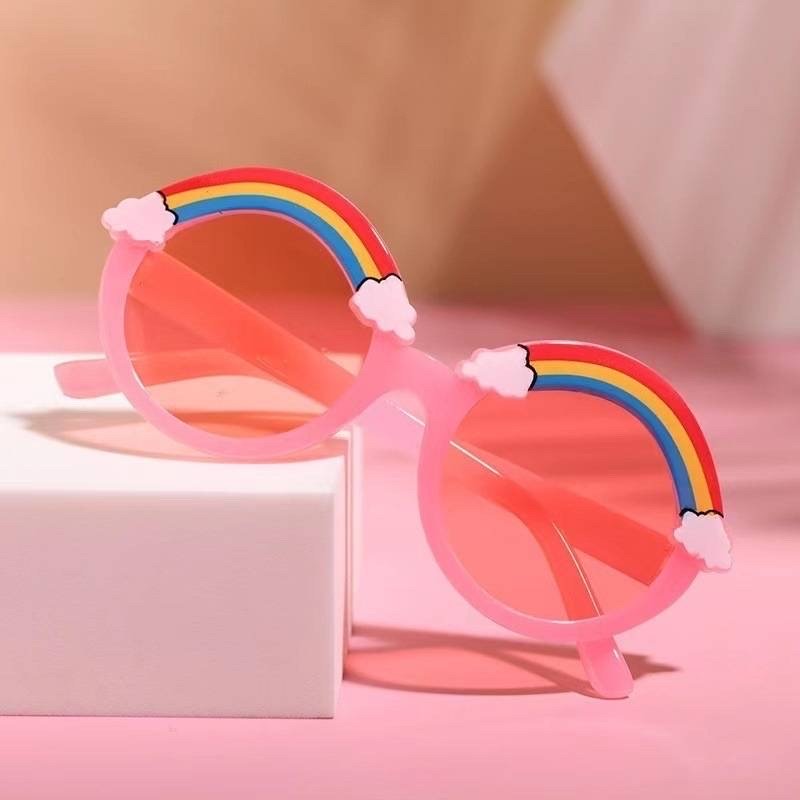 ozznekshoes Rainbow Kids Sunglasses | Toddler Sunglasses Red | Playroom Avenue