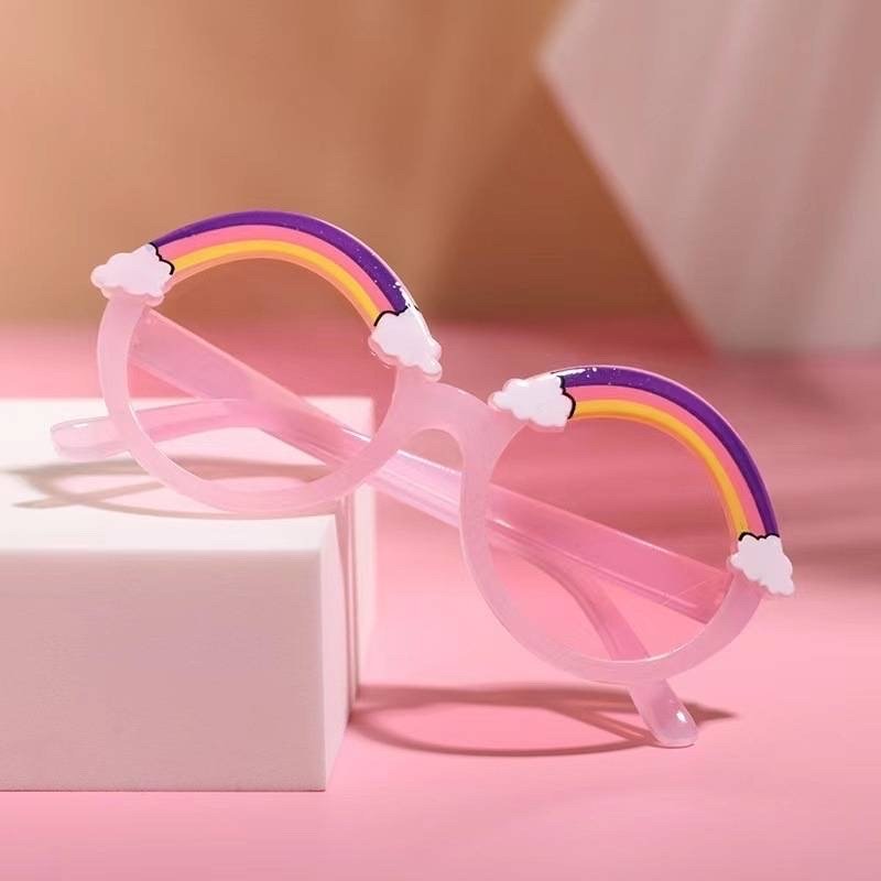 ozznekshoes Rainbow Kids Sunglasses | Toddler Sunglasses Pink | Playroom Avenue