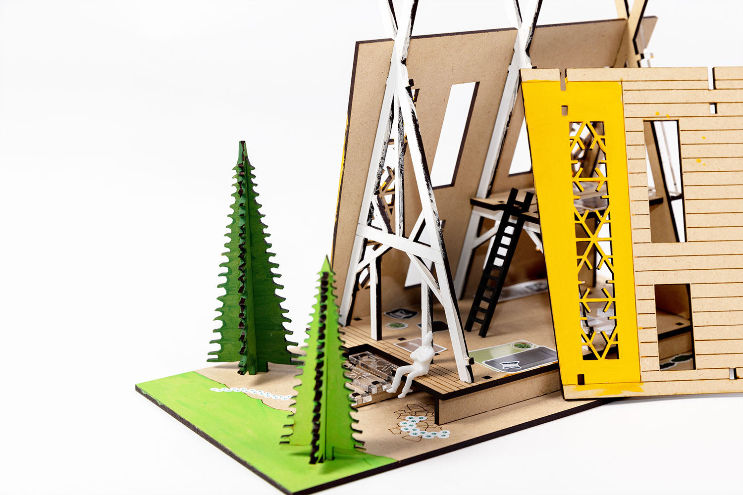 Stix-Brix EVERGREEN CABIN | Playroom Avenue