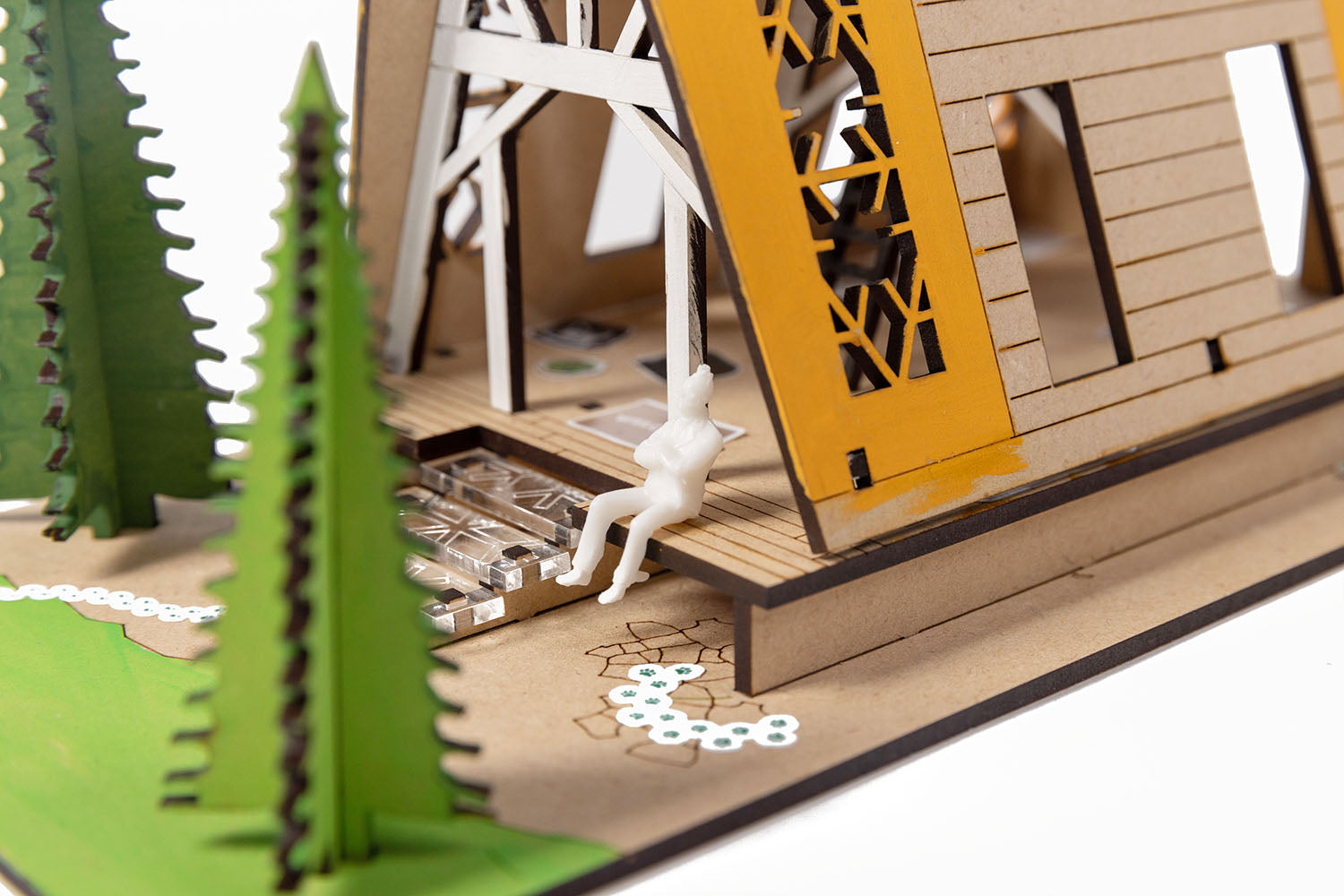 Stix-Brix EVERGREEN CABIN | Playroom Avenue