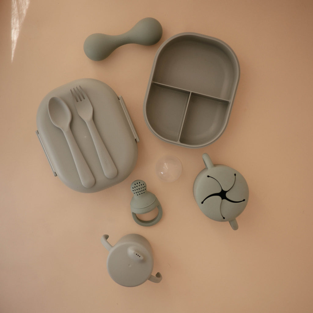 Mushie Silicone Baby Rattle Toy | Playroom Avenue