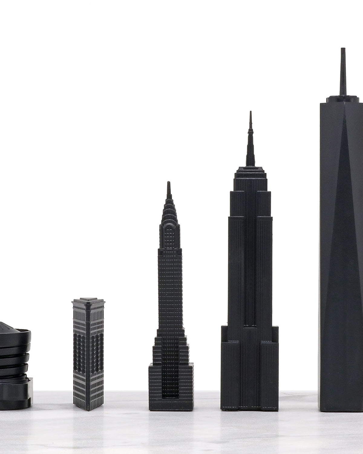 Skyline Chess Chess Set Acrylic NEW YORK Edition with Wood Map Board | Playroom Avenue