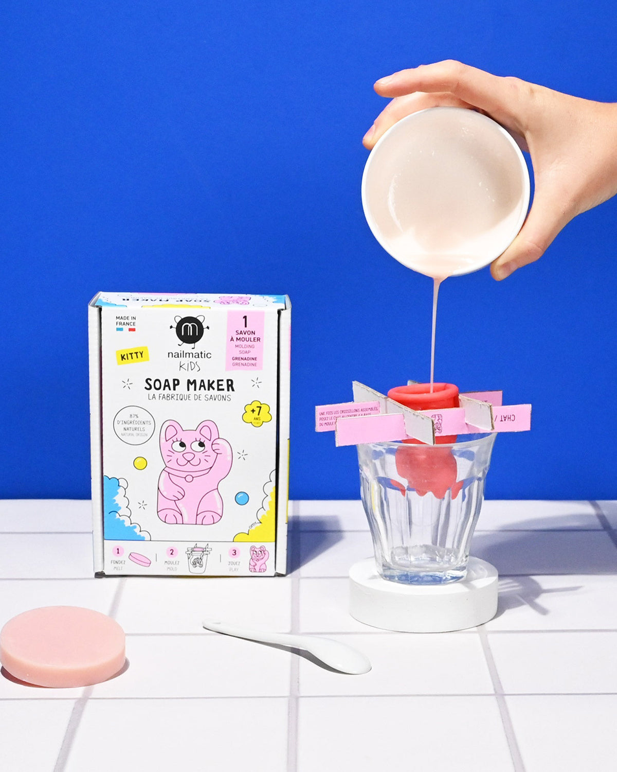 Nailmatic Soap Maker Kit for Kids KITTY | Playroom Avenue