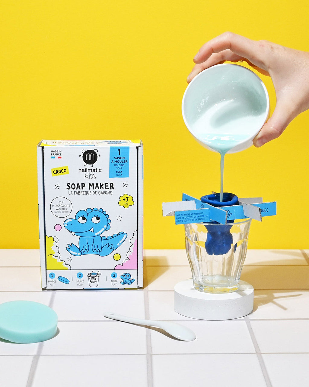 Nailmatic Soap Maker Kit for Kids CROCO | Playroom Avenue