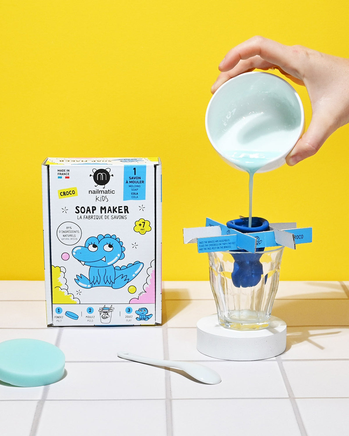 Nailmatic Soap Maker Kit for Kids CROCO | Playroom Avenue