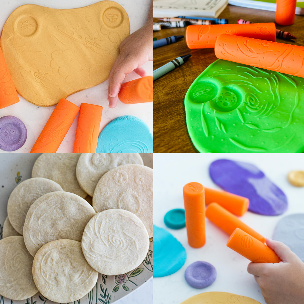 Space Play Dough Rollers (set of 4) | Playroom Avenue