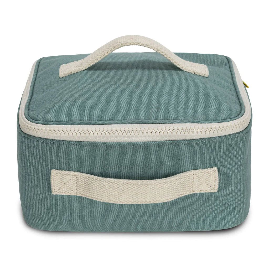 The Good Kiind Insulated Square Lunch Bags Teal | Playroom Avenue
