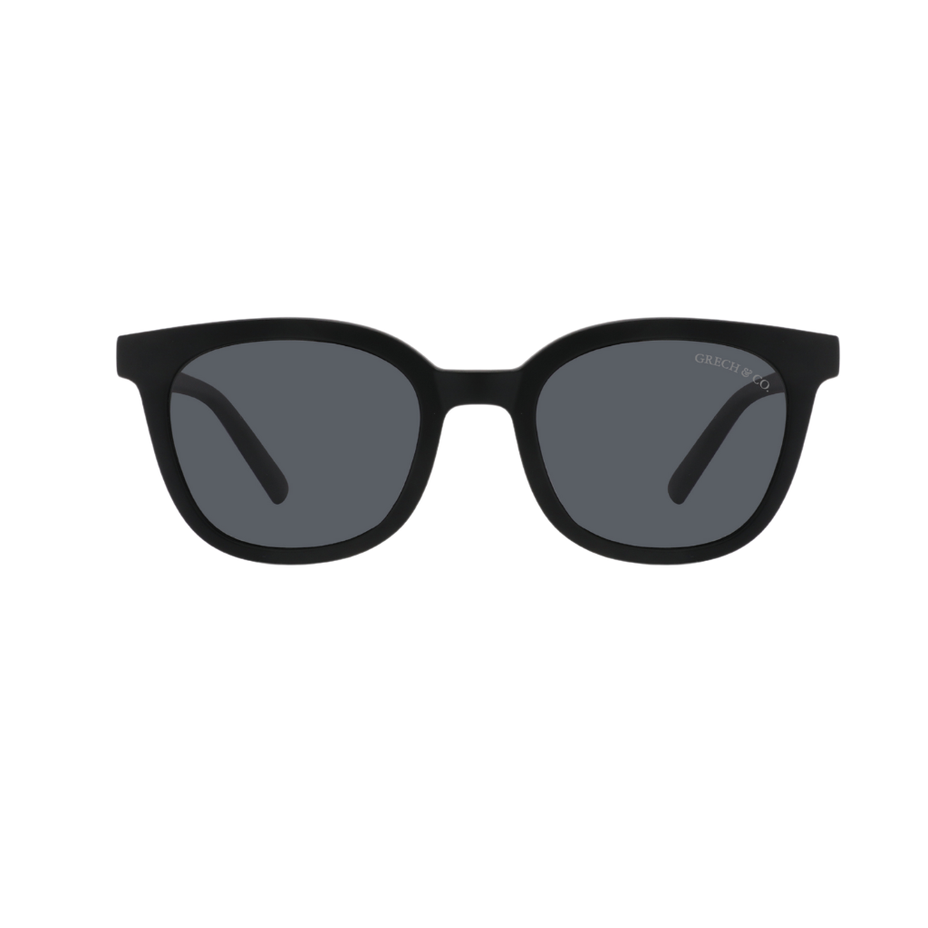 GRECH & CO. Classic Wayfarer Sustainable Sunglasses | Bio-Based · Bendable · Polarized | Child | 3-8 Y Black | Playroom Avenue