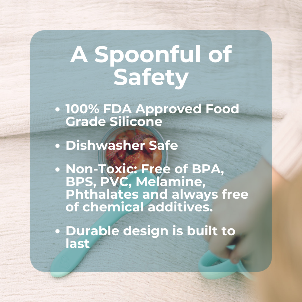 Mason Bottle Silicone Spoon Set | Playroom Avenue