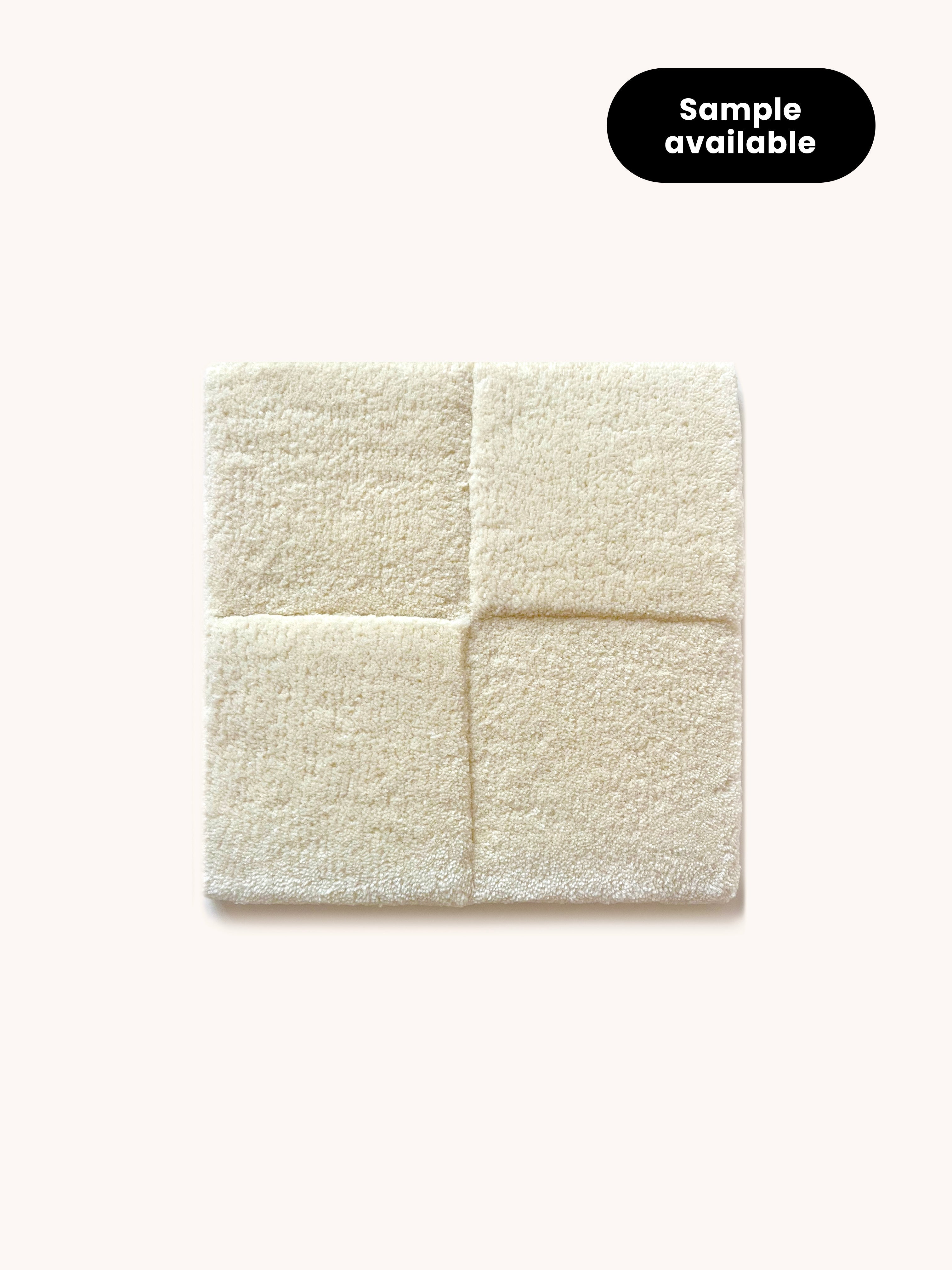 Maison Deux Rug CHECKERBOARD Off White 3.9 x 5.9 ft | Playroom Avenue